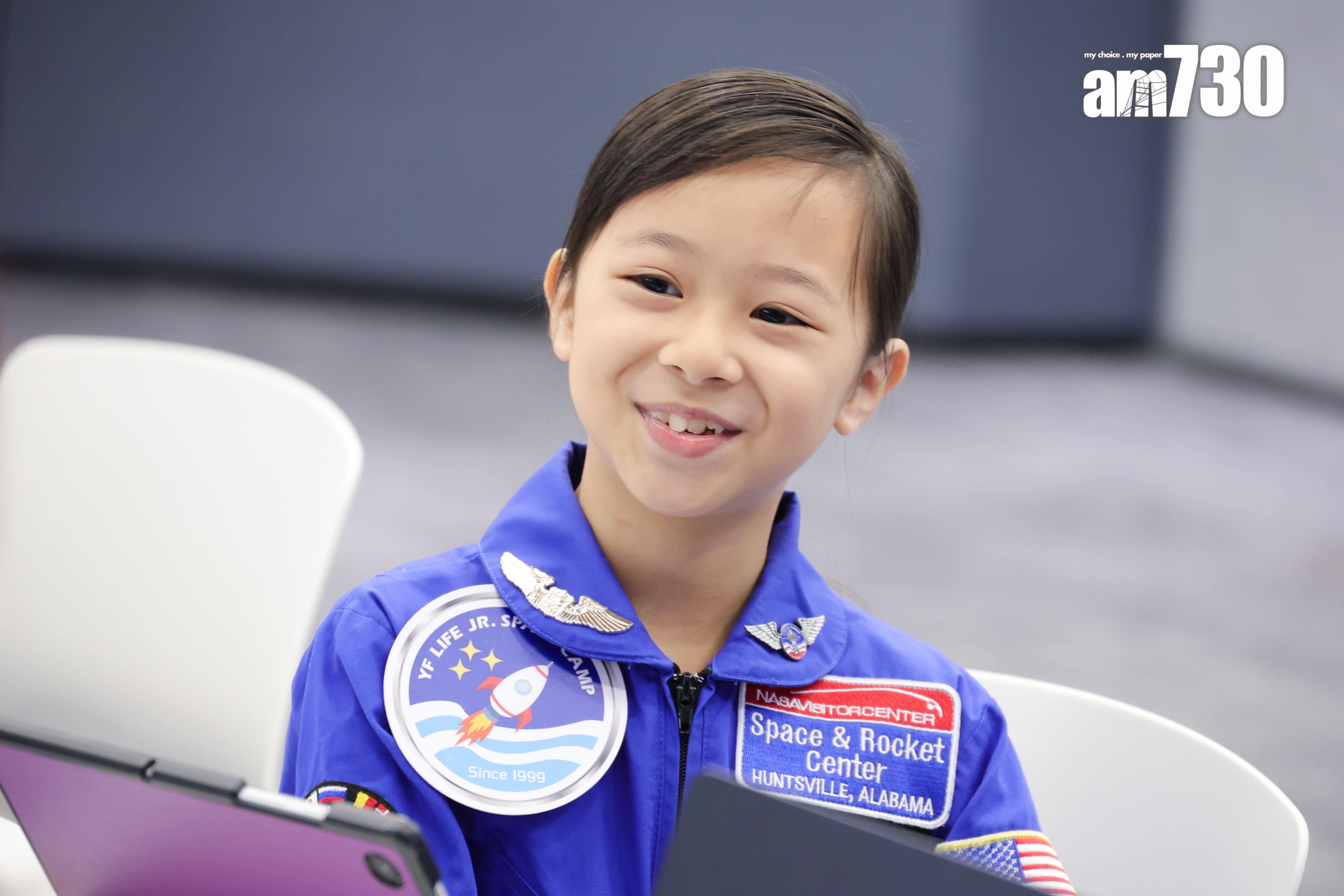 Ceanna將學校所學帶入創作之中。(吳康琦攝)