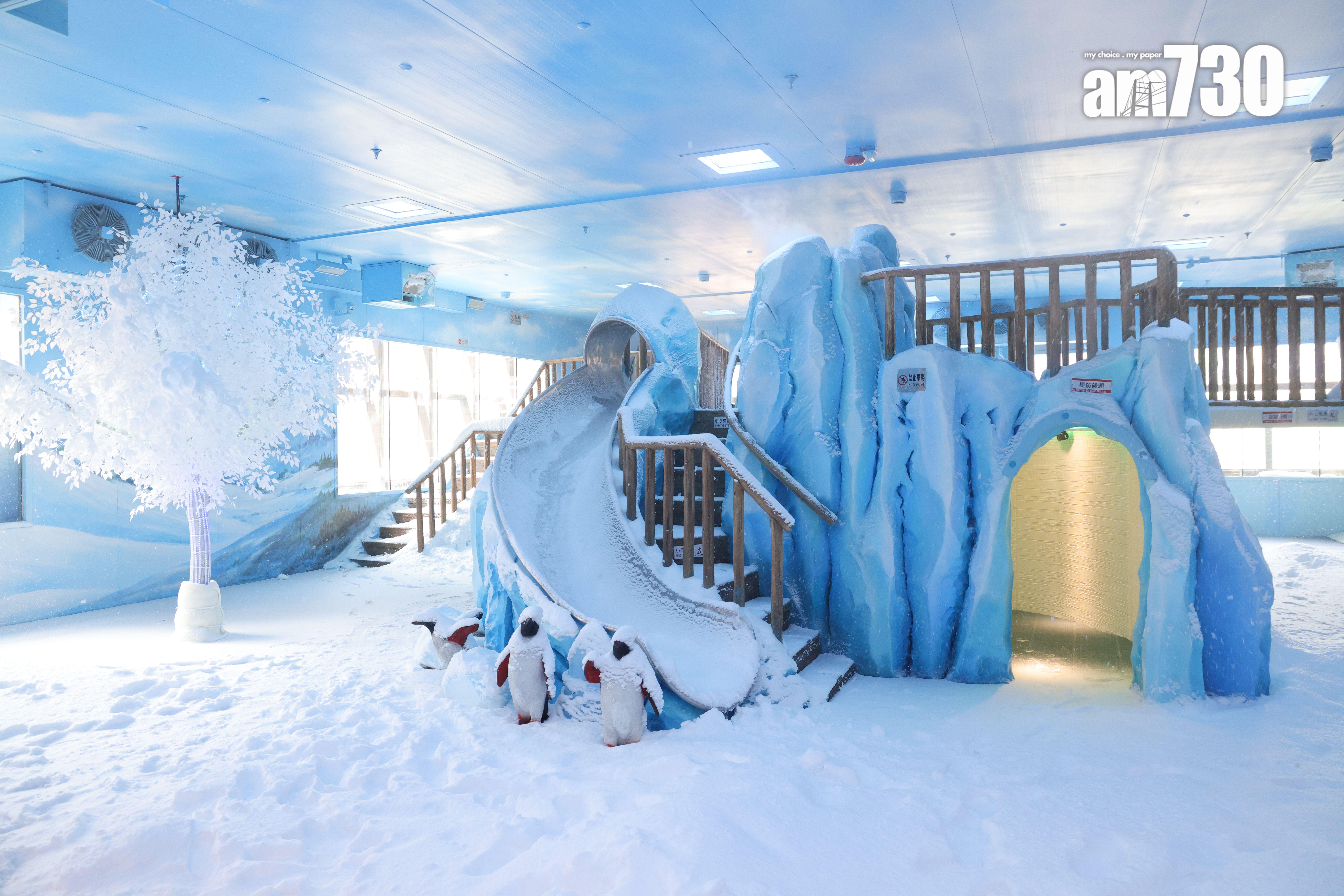 5000呎奇幻冰雪樂園。(吳康琦攝)