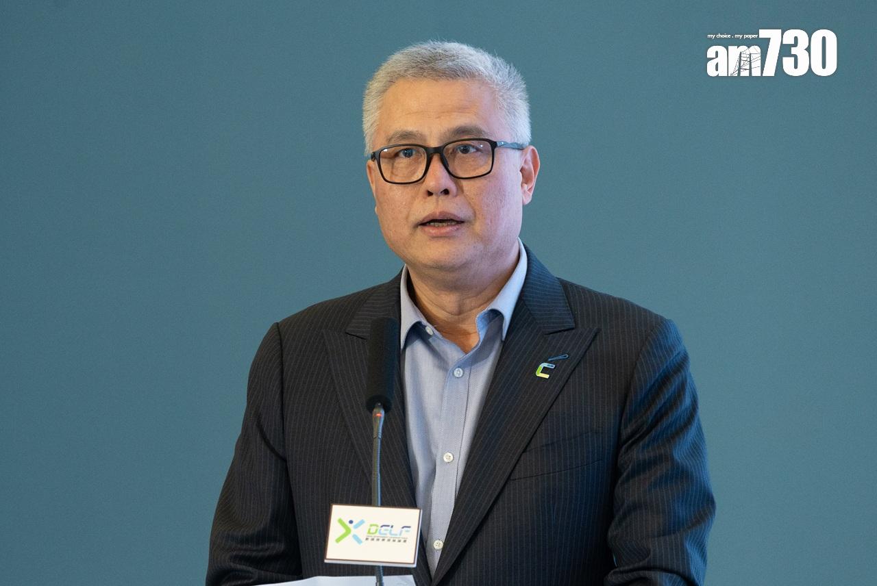 數碼港行政總裁鄭松岩( 蘇文傑攝)