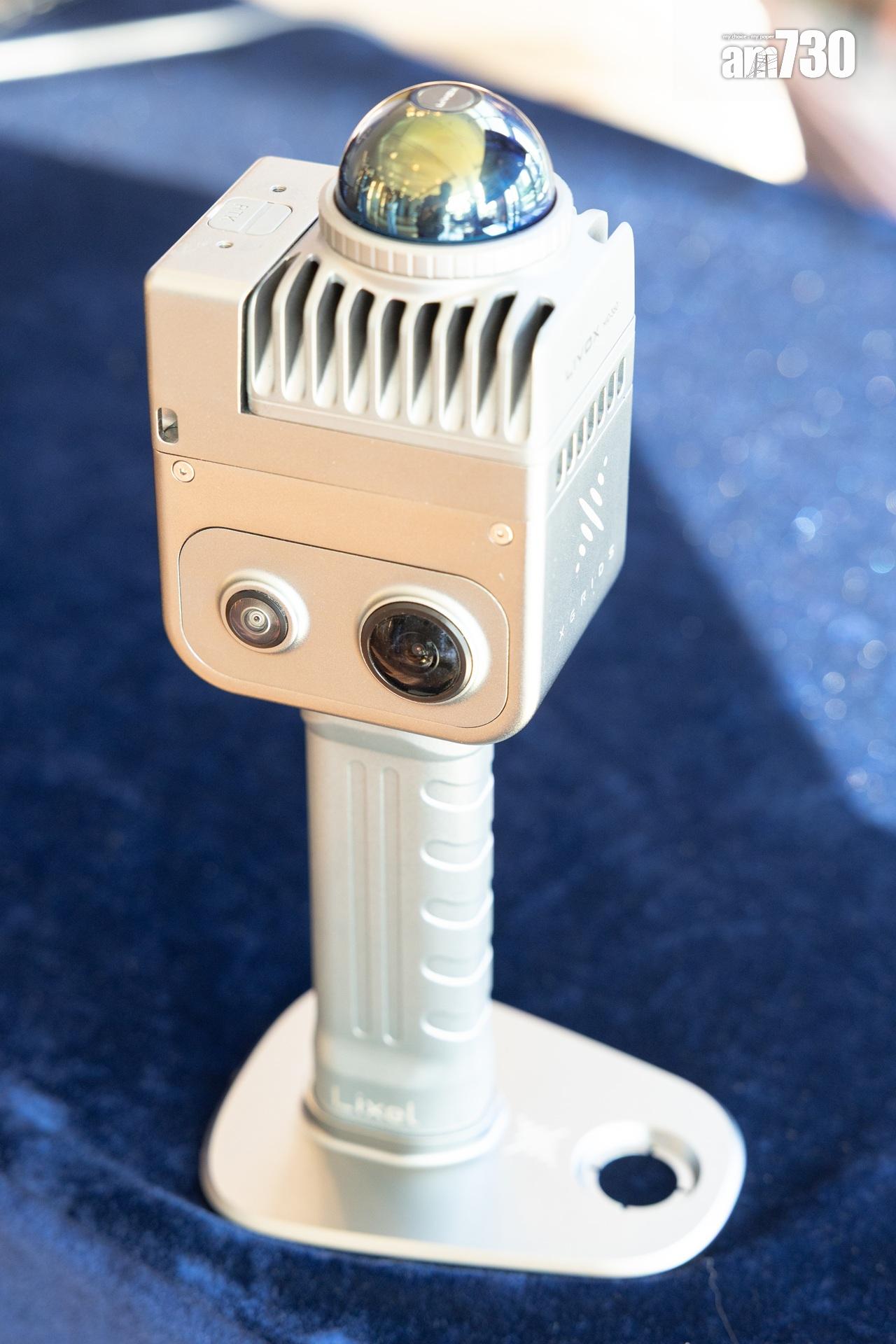 「靈光L2手持三維掃描設備」。(蘇文傑攝)