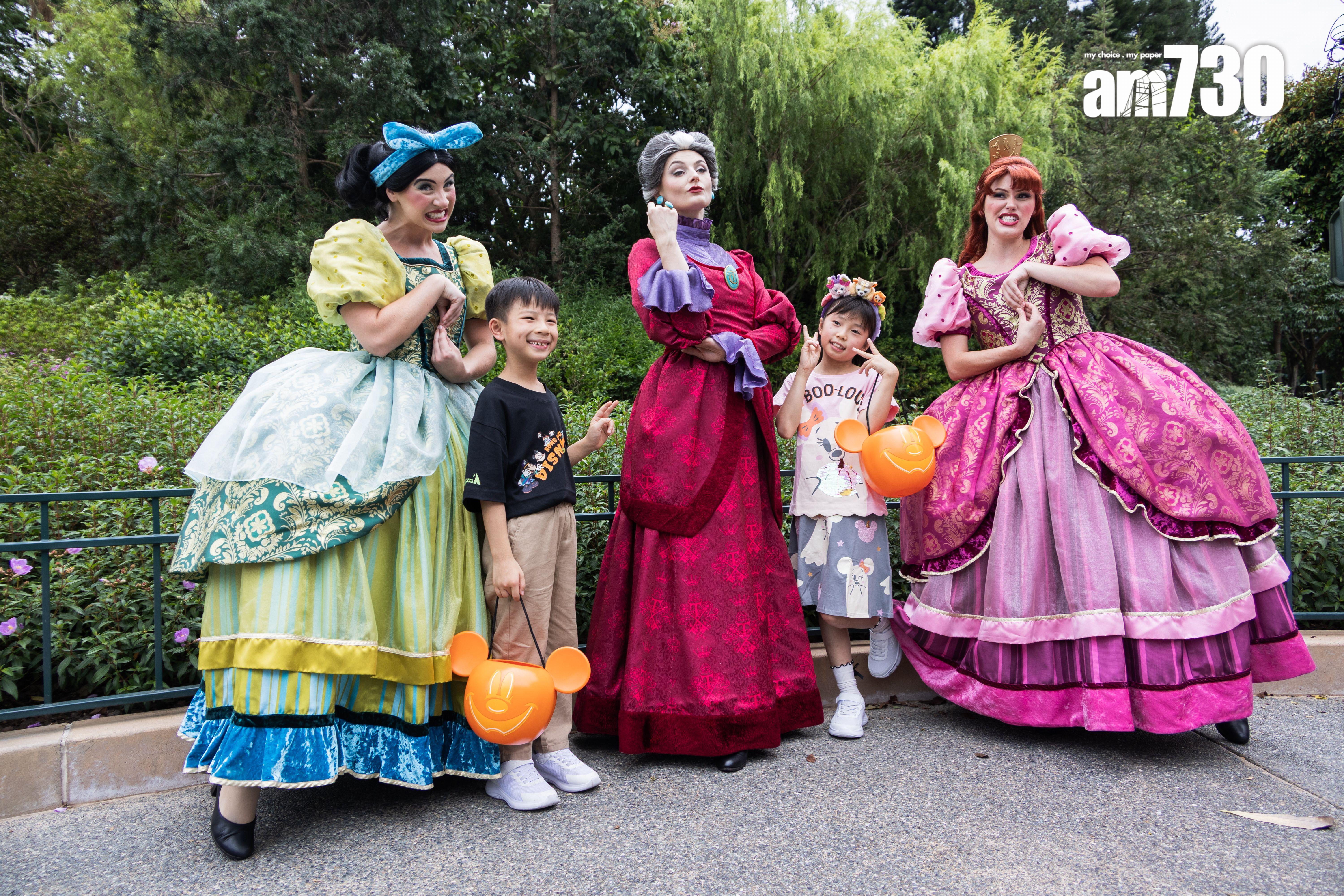 記者當日遇見杜明尼夫人和她的兩位女兒。(周令知攝)