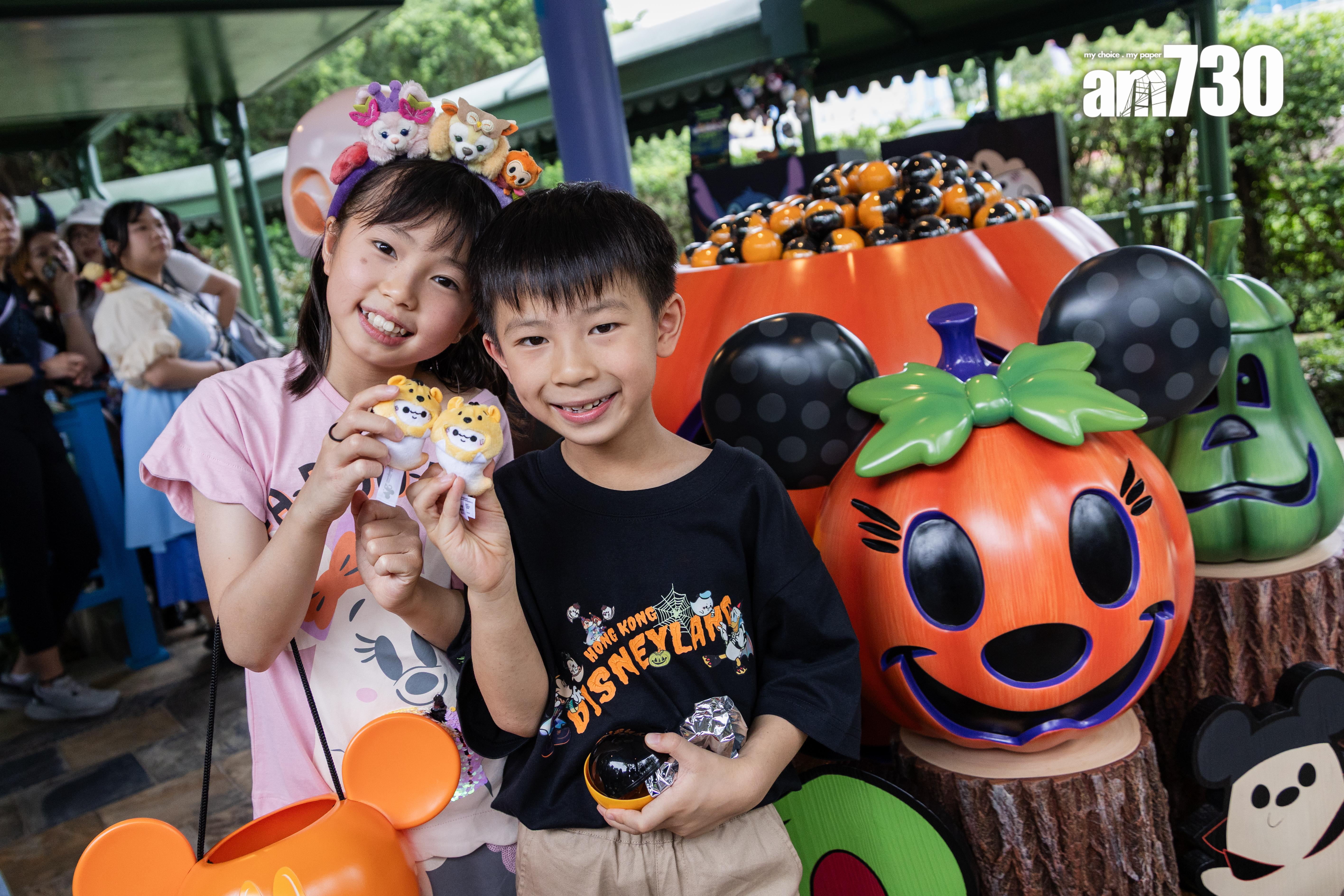 「迪士尼萬聖彩蛋樂」再次在夢想花園登場。(周令知攝)