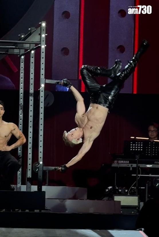 關智斌演唱會尾場發生意外。 (娛樂組攝)