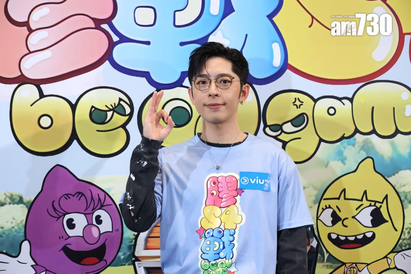 Edan出席《膠戰S4》記者會。(林俊源攝)