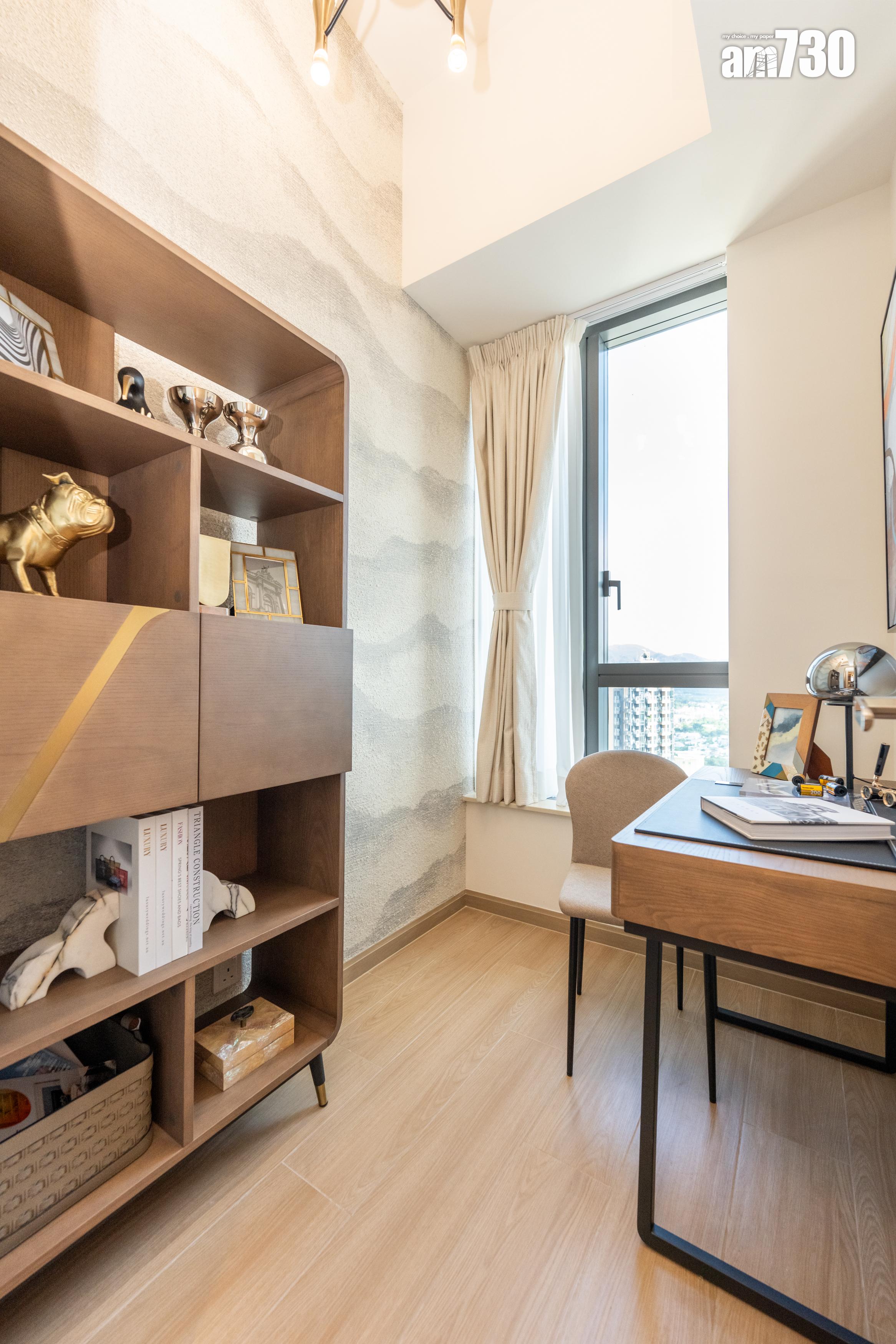 朗天峰現樓示範單位|387及365呎連裝修兩房戶 空間流露「城中森」氛圍 (多圖)|元朗新盤