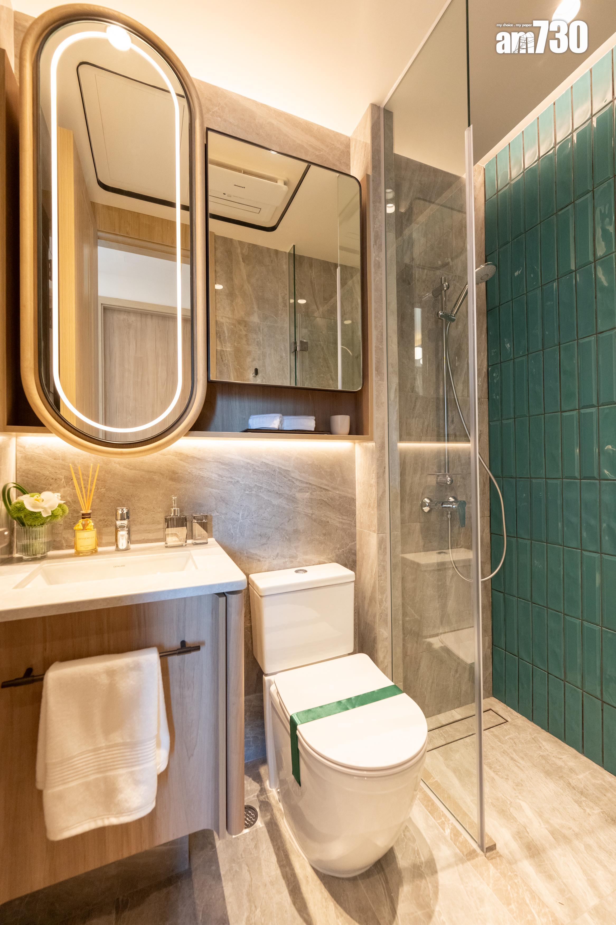 朗天峰現樓示範單位|387及365呎連裝修兩房戶 空間流露「城中森」氛圍 (多圖)|元朗新盤