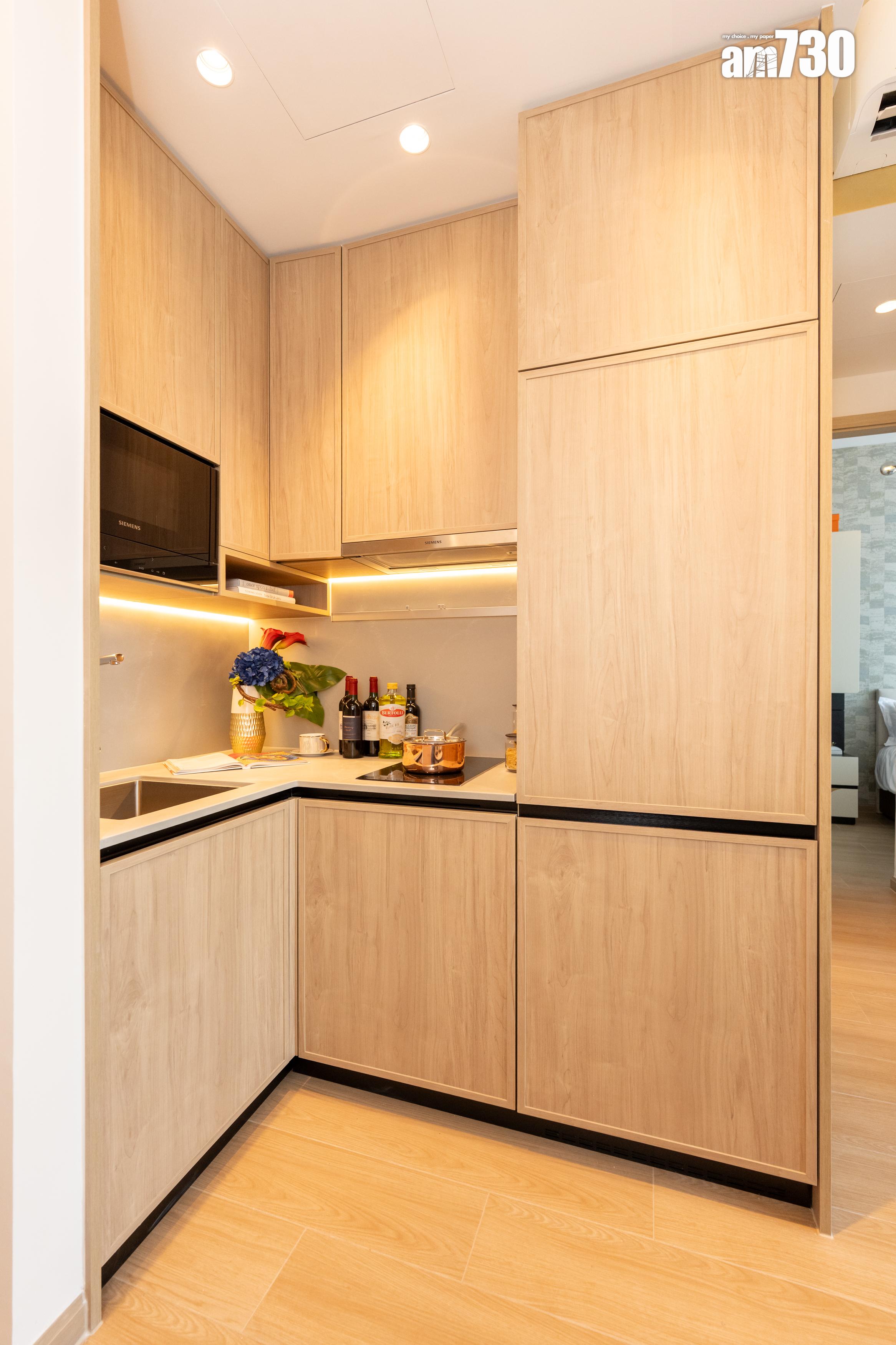 朗天峰現樓示範單位|387及365呎連裝修兩房戶 空間流露「城中森」氛圍 (多圖)|元朗新盤