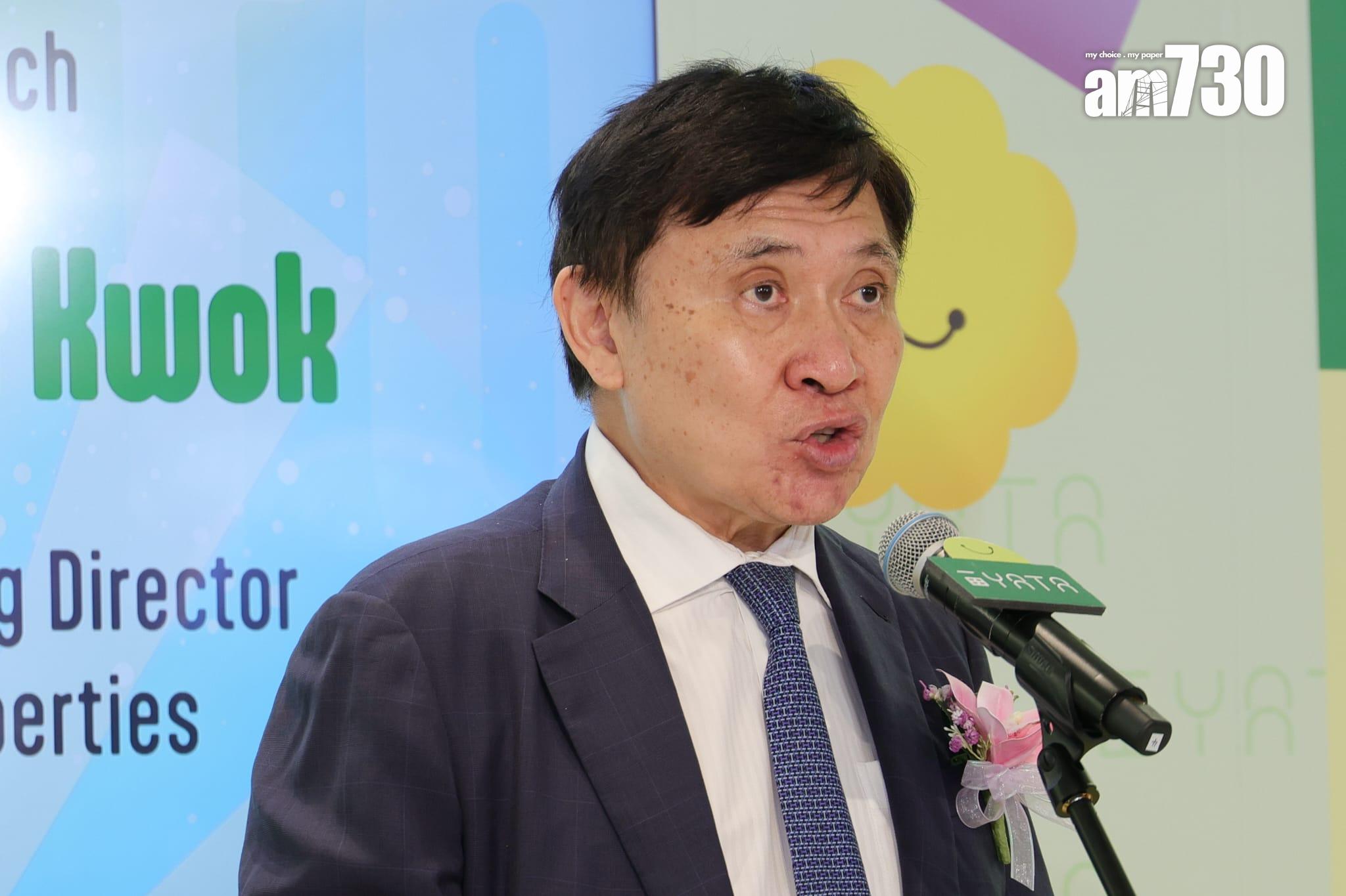 郭炳聯:新地對香港的長遠發展充滿信心(吳康琦攝)