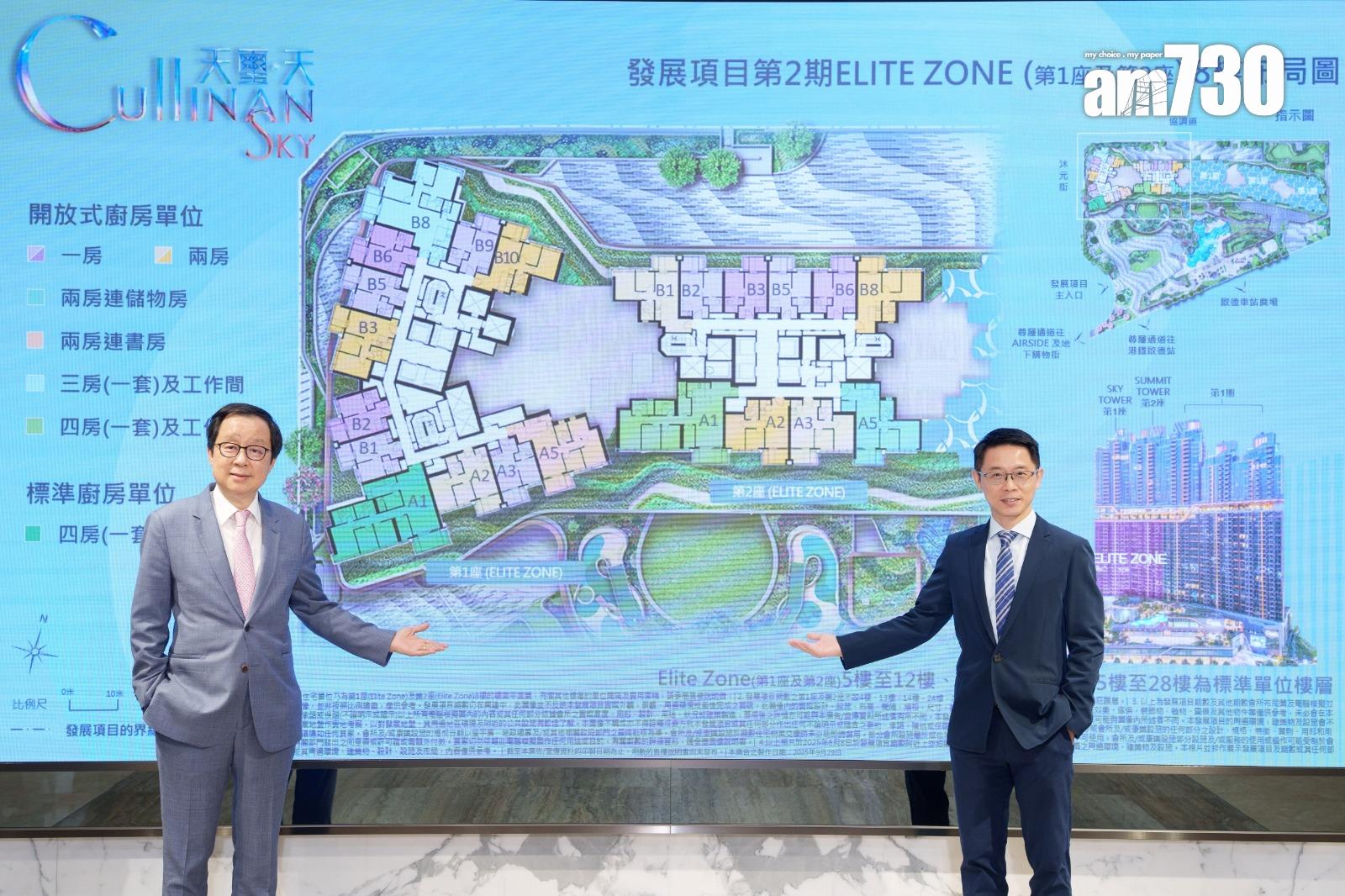 天璽.天第2期公開Elite Zone布局圖 設462伙設7種戶型|啟德新盤