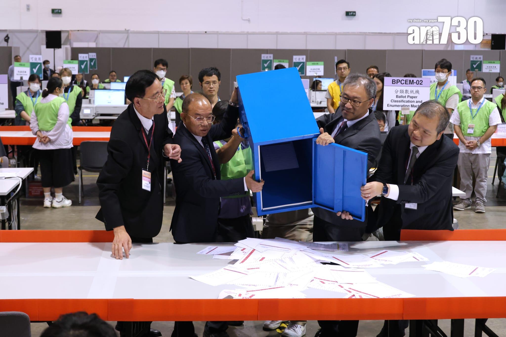 選舉委員會界別分組補選今日(7日)舉行。(林俊源攝)