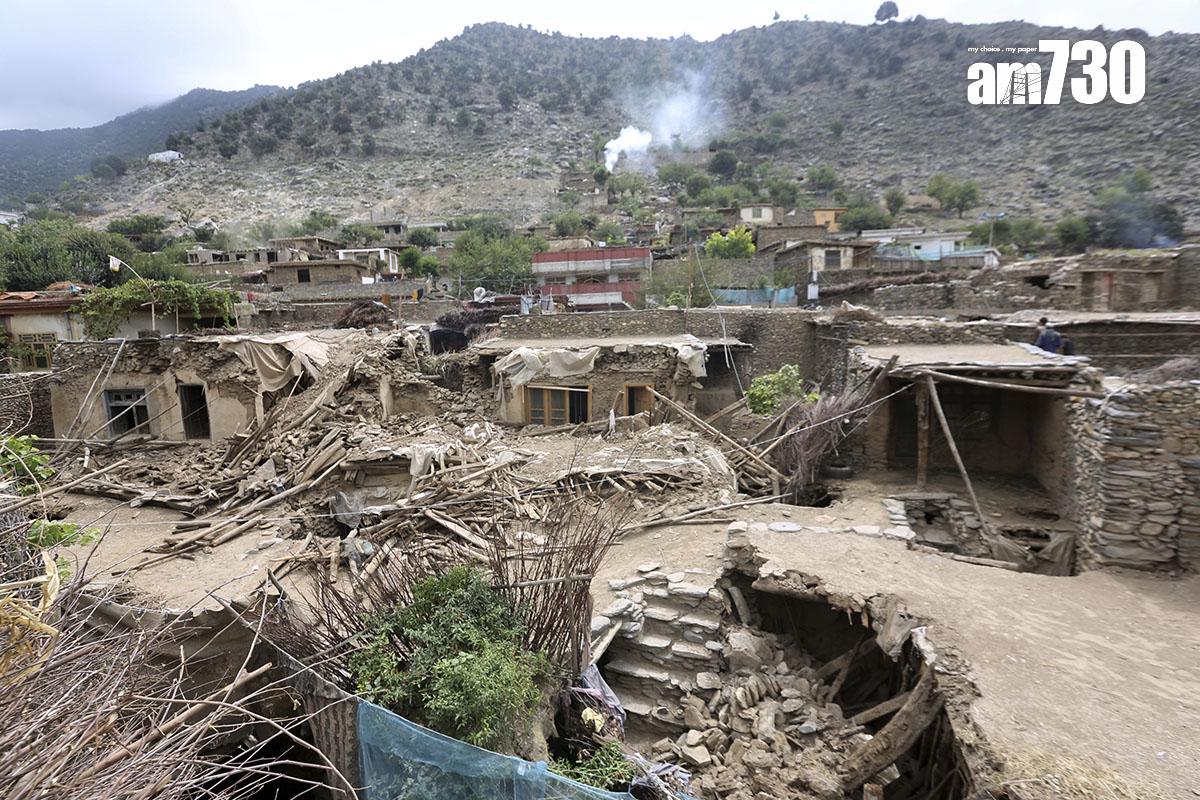 阿富汗東北部發生6級大地震。(資料圖片/美聯社)