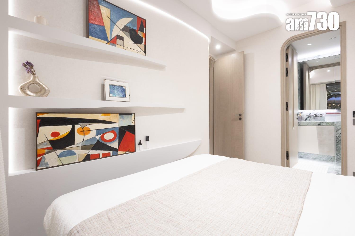 theMVP示範單位|484呎兩房平台特色戶 設計充分體現流綫動感(多圖有片)|西半山新盤