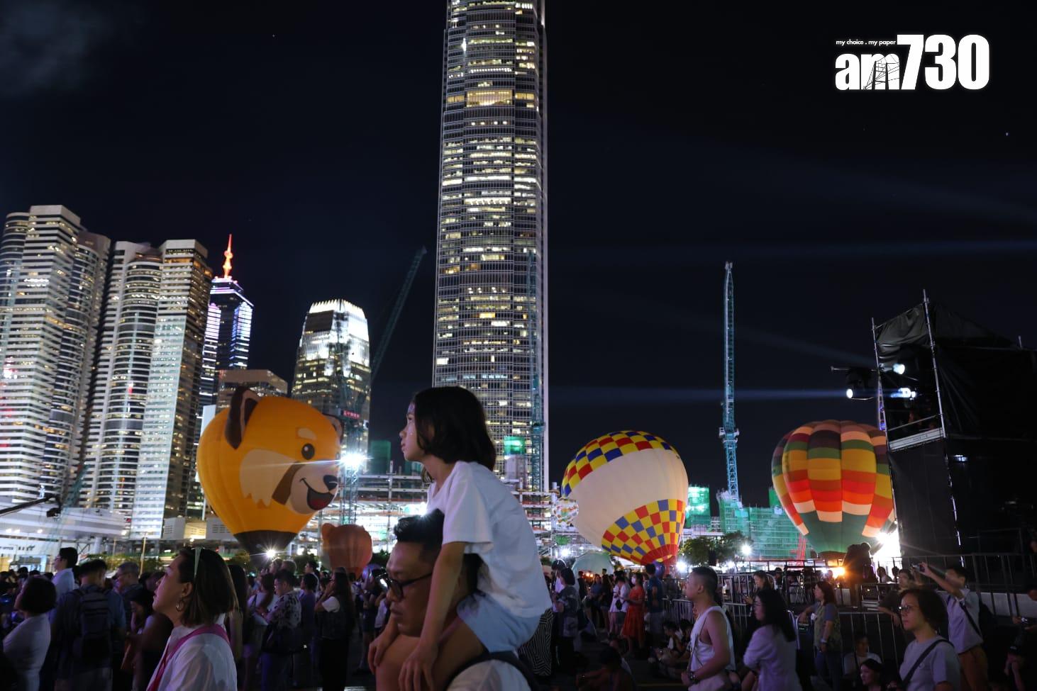 熱氣球節|籌備8年的本港首個熱氣球節,開幕首日即大甩轆。(林俊源攝)