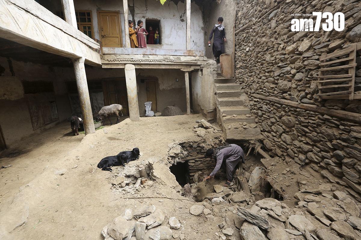 阿富汗東北部發生6級大地震。(資料圖片/美聯社)