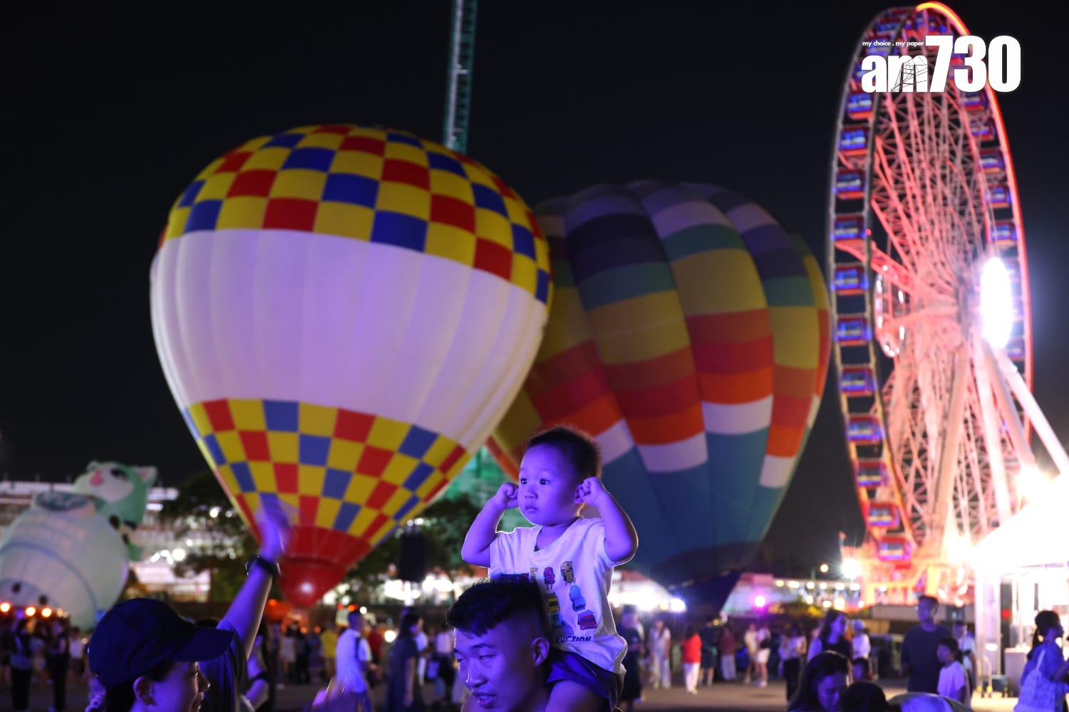 熱氣球節|籌備8年的本港首個熱氣球節,開幕首日即大甩轆。(林俊源攝)