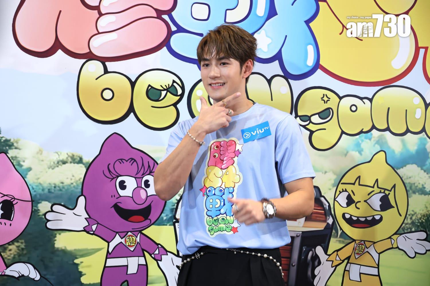 Jeffrey出席《膠戰S4》記者會。(林俊源攝)