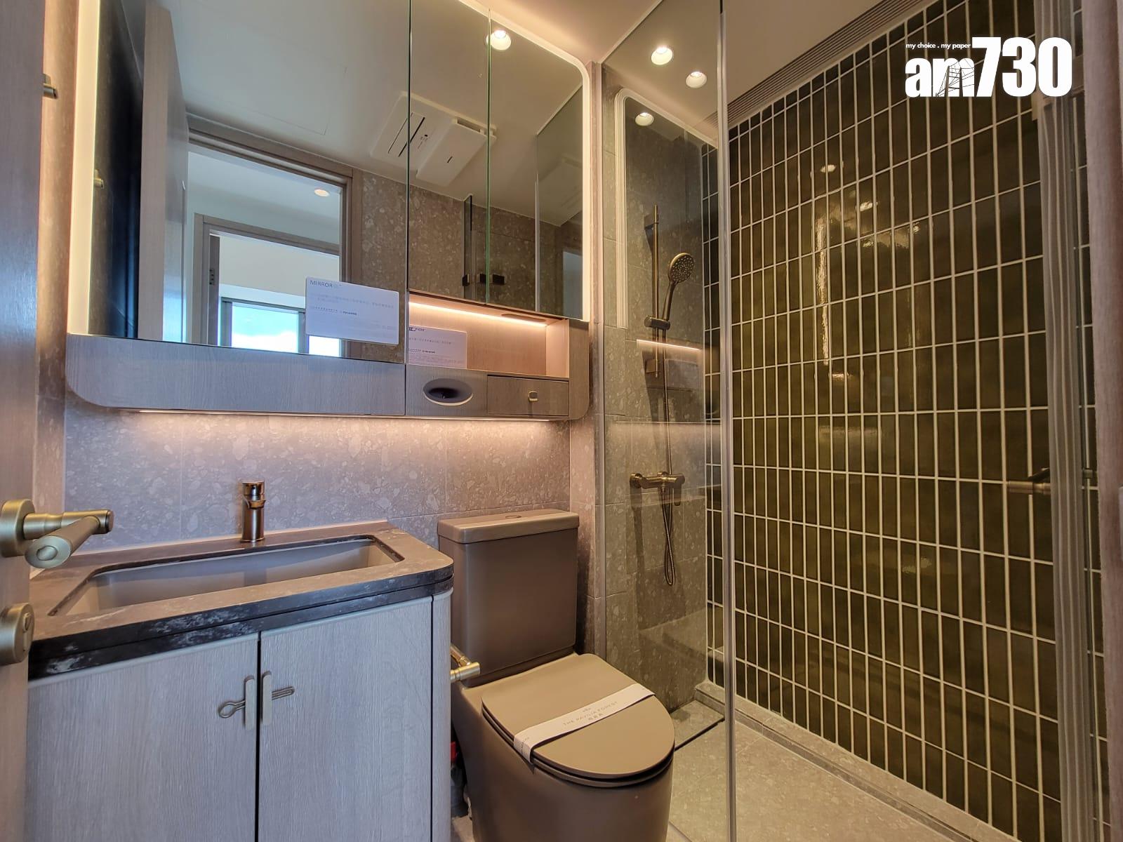 柏蔚森示範單位|385呎交樓標準兩房 前迎維港海景(多圖有片)|啟德新盤