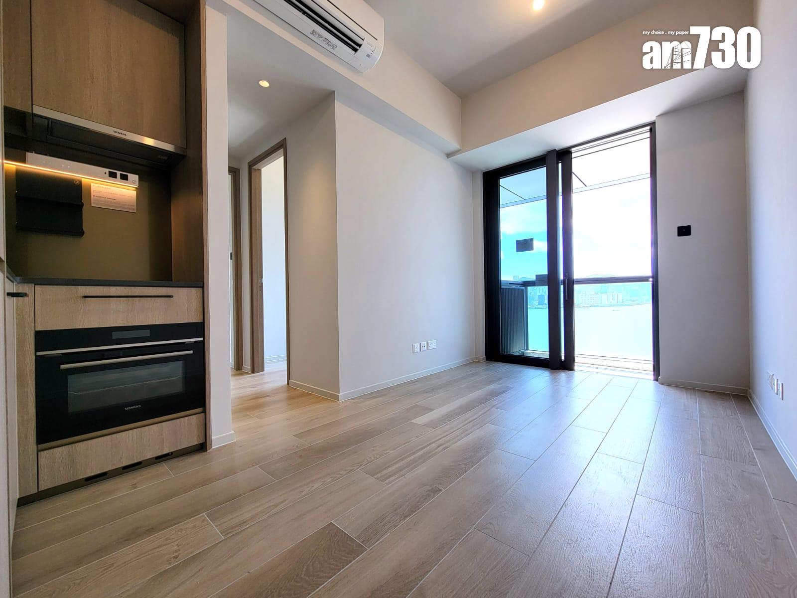 柏蔚森示範單位|385呎交樓標準兩房 前迎維港海景(多圖有片)|啟德新盤