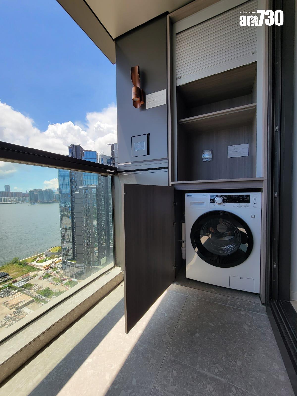 柏蔚森示範單位|385呎交樓標準兩房 前迎維港海景(多圖有片)|啟德新盤