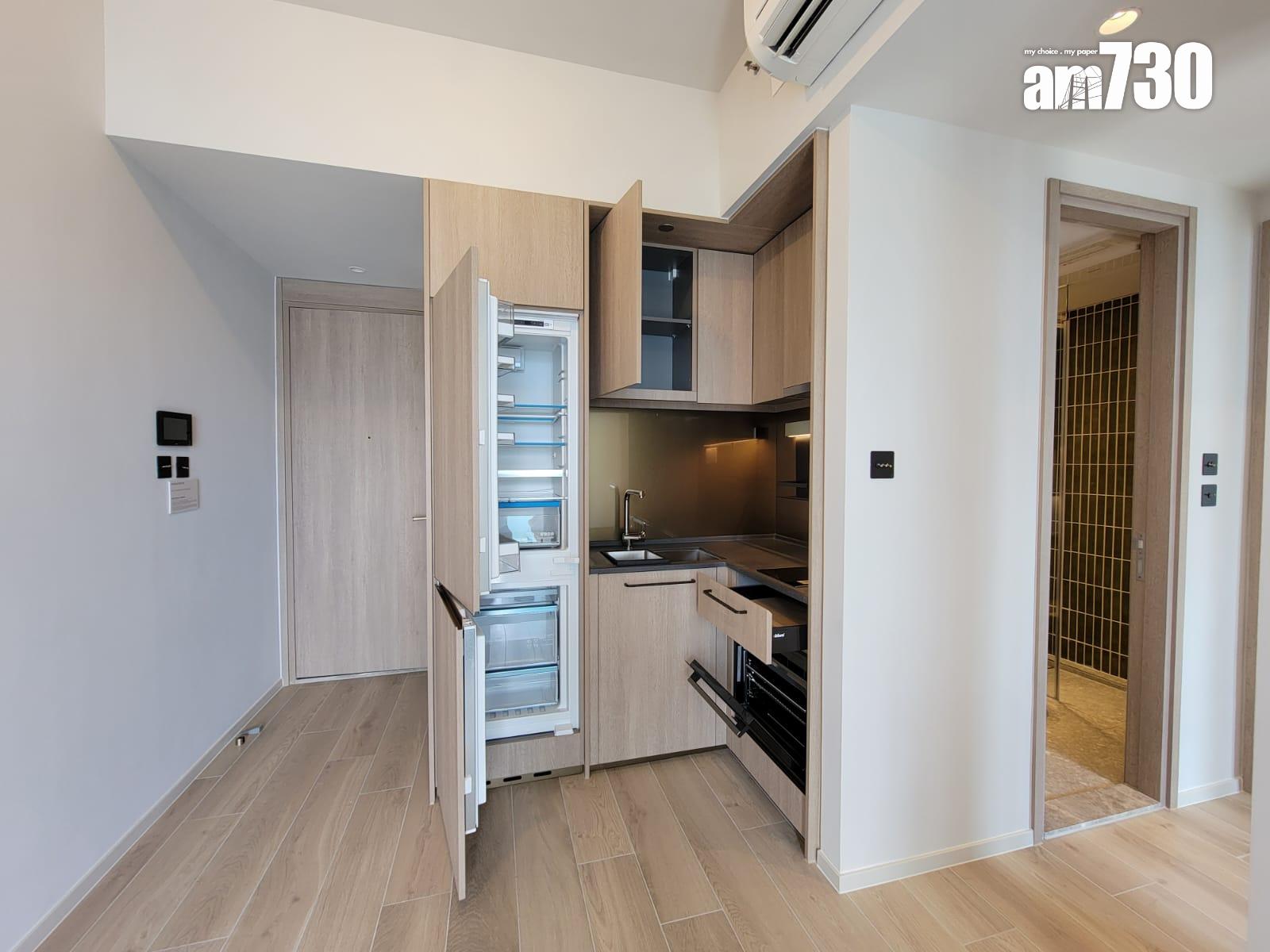 柏蔚森示範單位|385呎交樓標準兩房 前迎維港海景(多圖有片)|啟德新盤