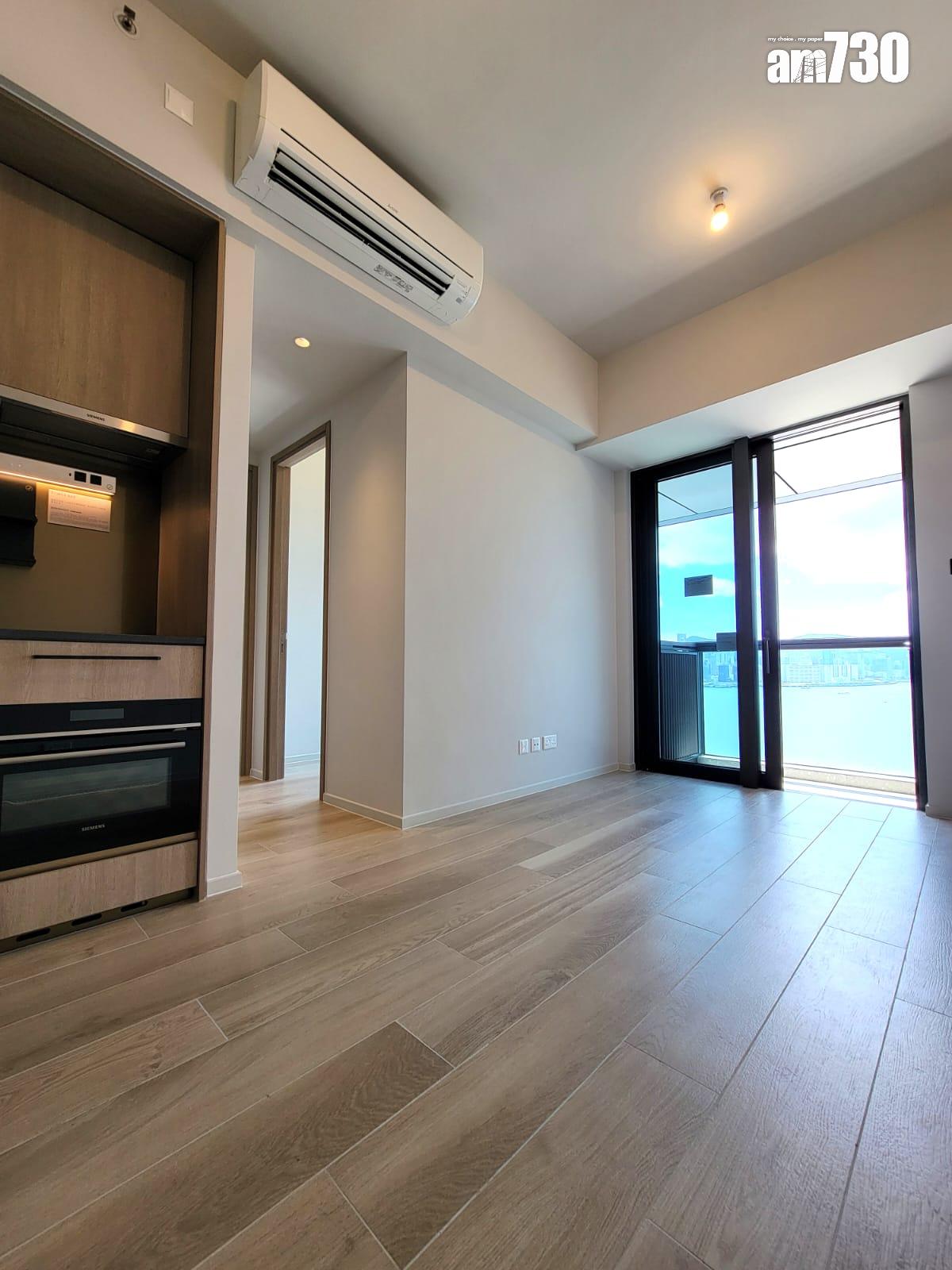 柏蔚森示範單位|385呎交樓標準兩房 前迎維港海景(多圖有片)|啟德新盤