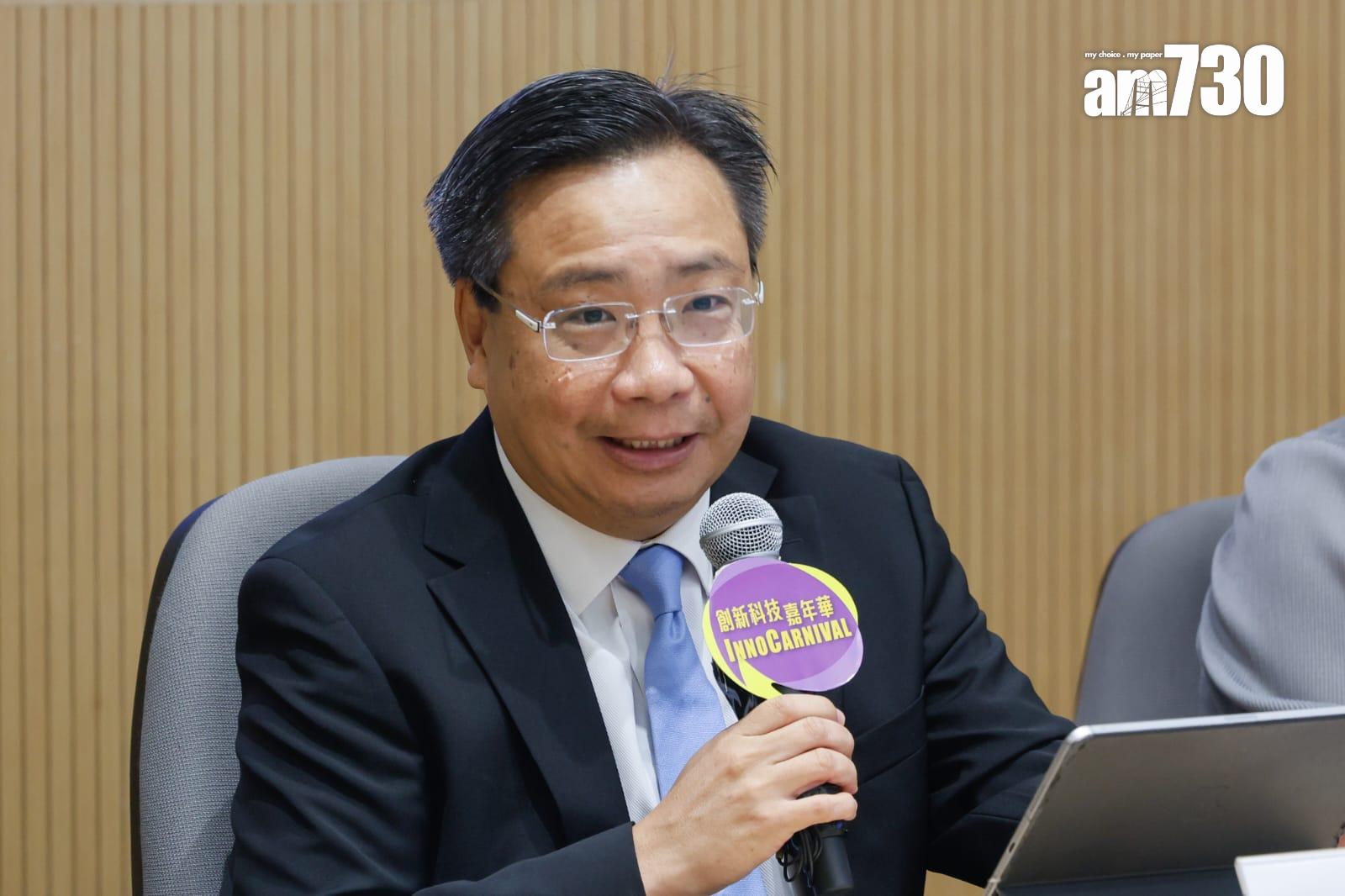 創新科技署長李國彬預料會有20萬人次參與活動。(蘇文傑攝)