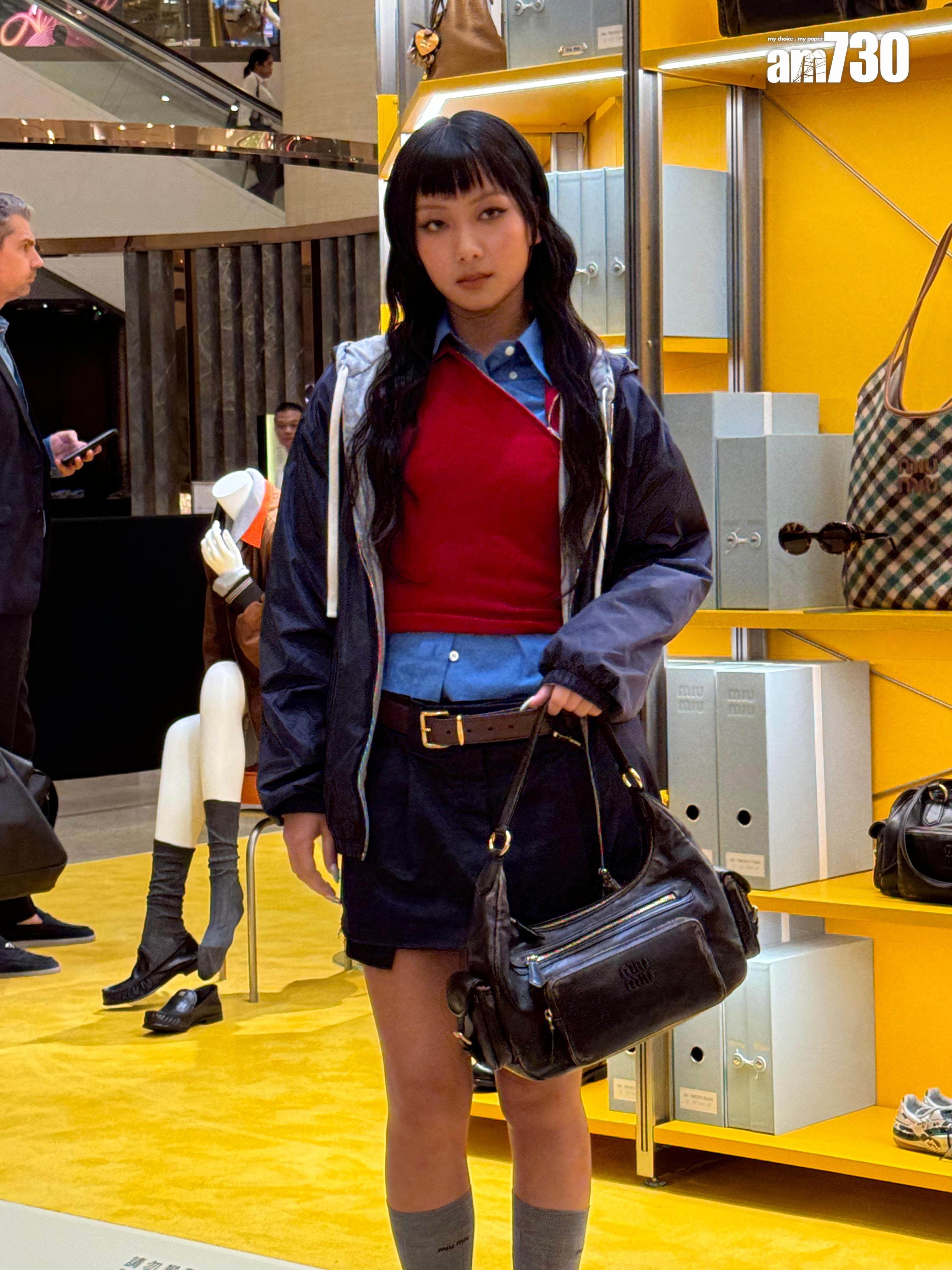 Marf從日本返港後即現身品牌活動。 (娛樂組攝)