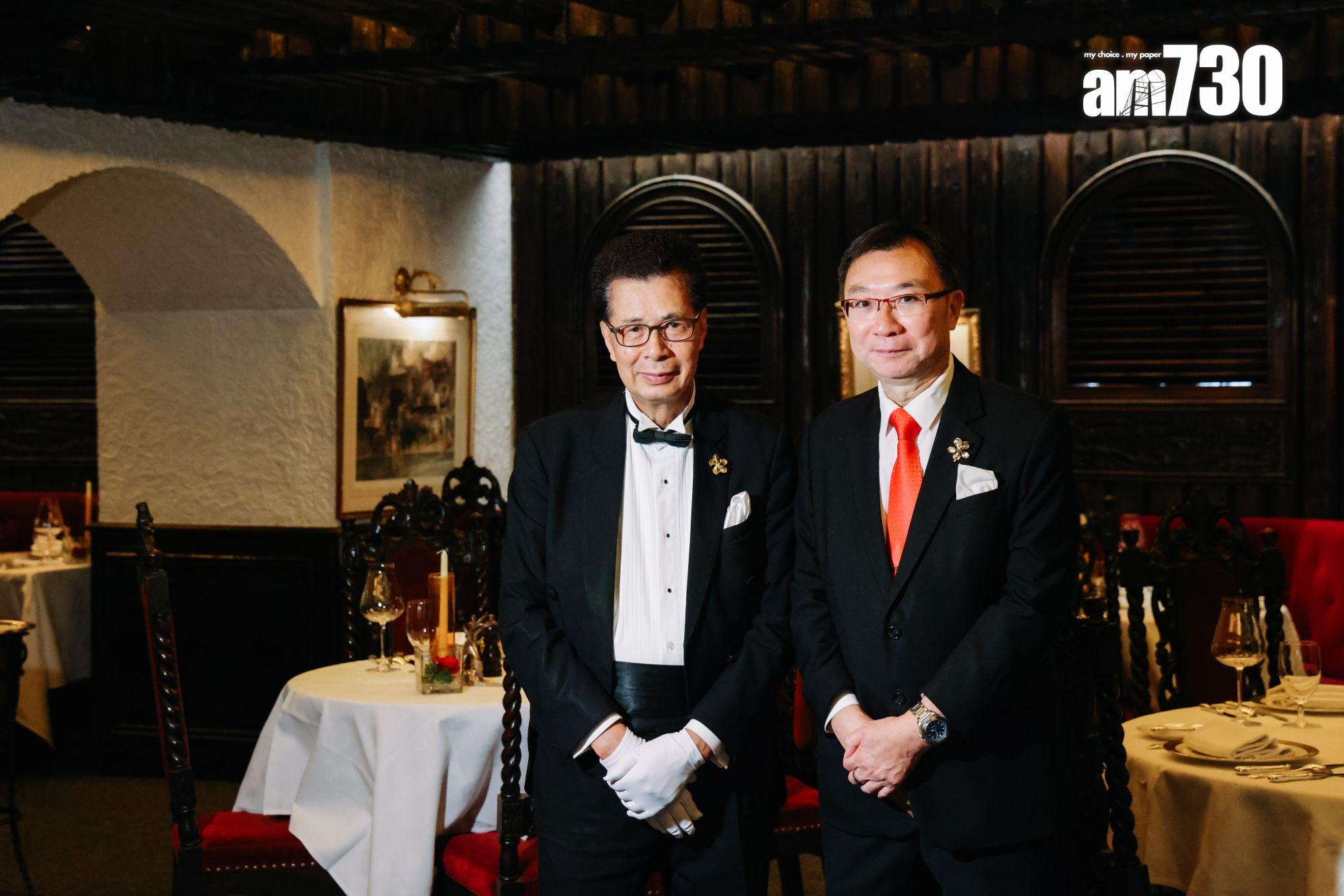 (左)部長Morris至今效力53年之久,(右)同梁朝偉撞名經理Tony Leung效力了47載,二人由少男到樂齡一族都在Amigo度過。(吳康琦攝)