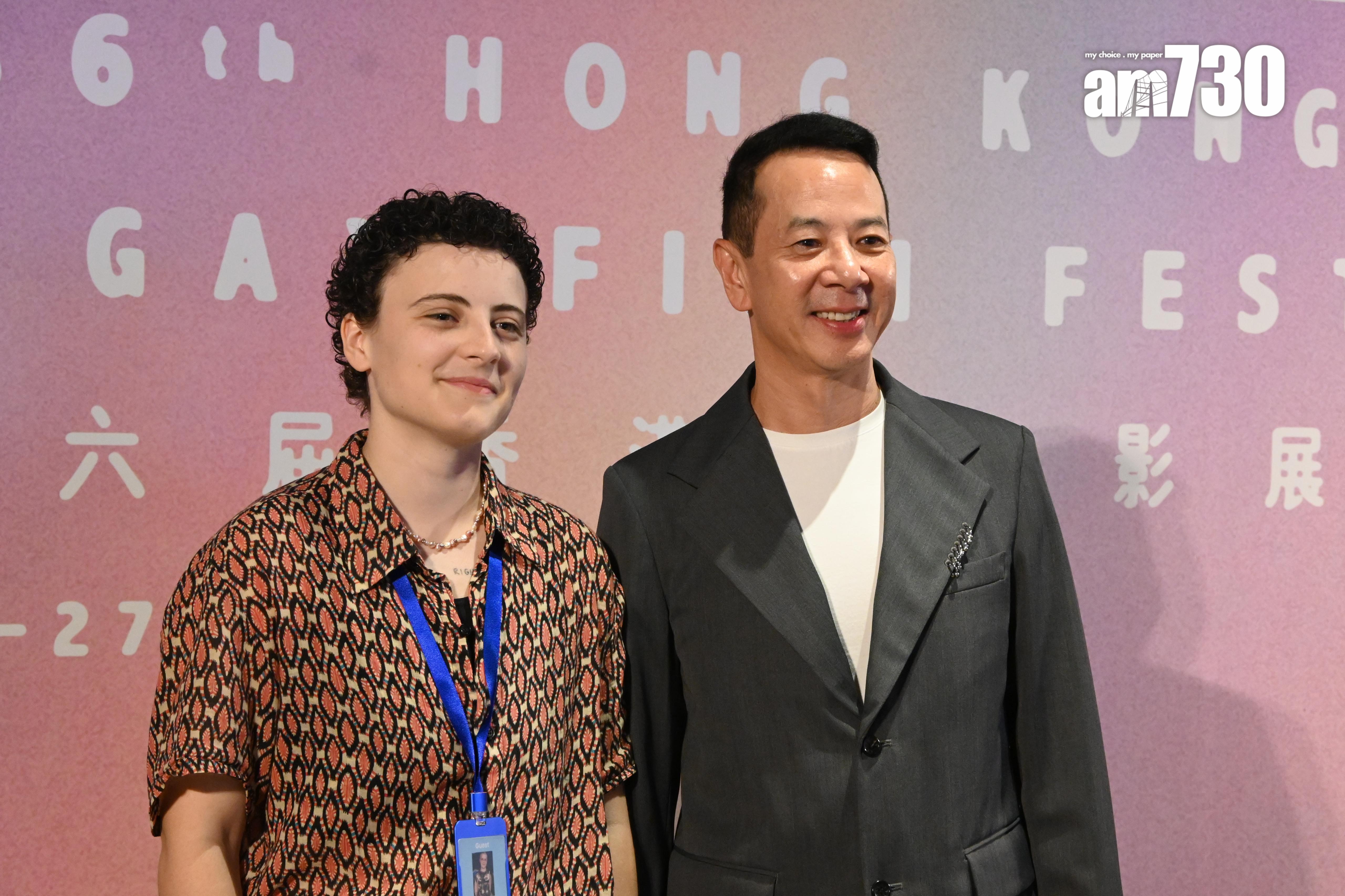 《我的外公占爸》主角Aud Mason-Hyde從澳洲飛來香港出席活動。(娛樂組攝)