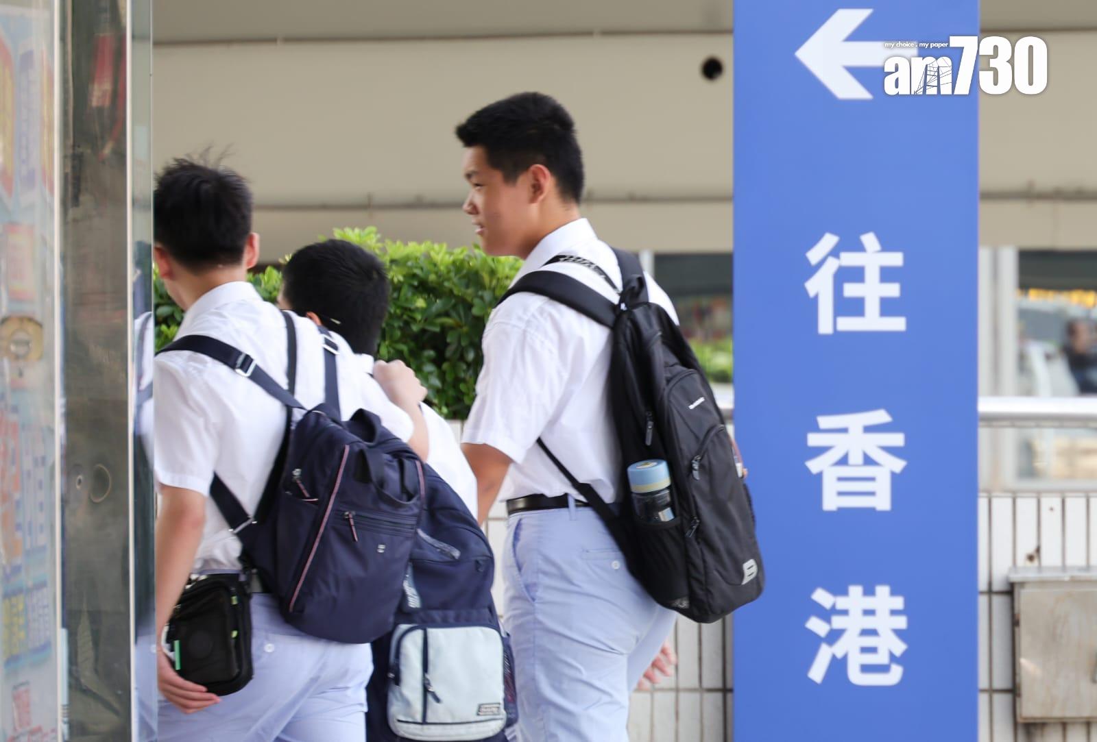 廖振新表示,跨境學生來港上學情況大致暢順。(吳康琦攝)