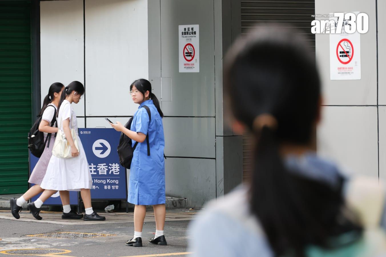 廖振新表示,跨境學生來港上學情況大致暢順。(吳康琦攝)