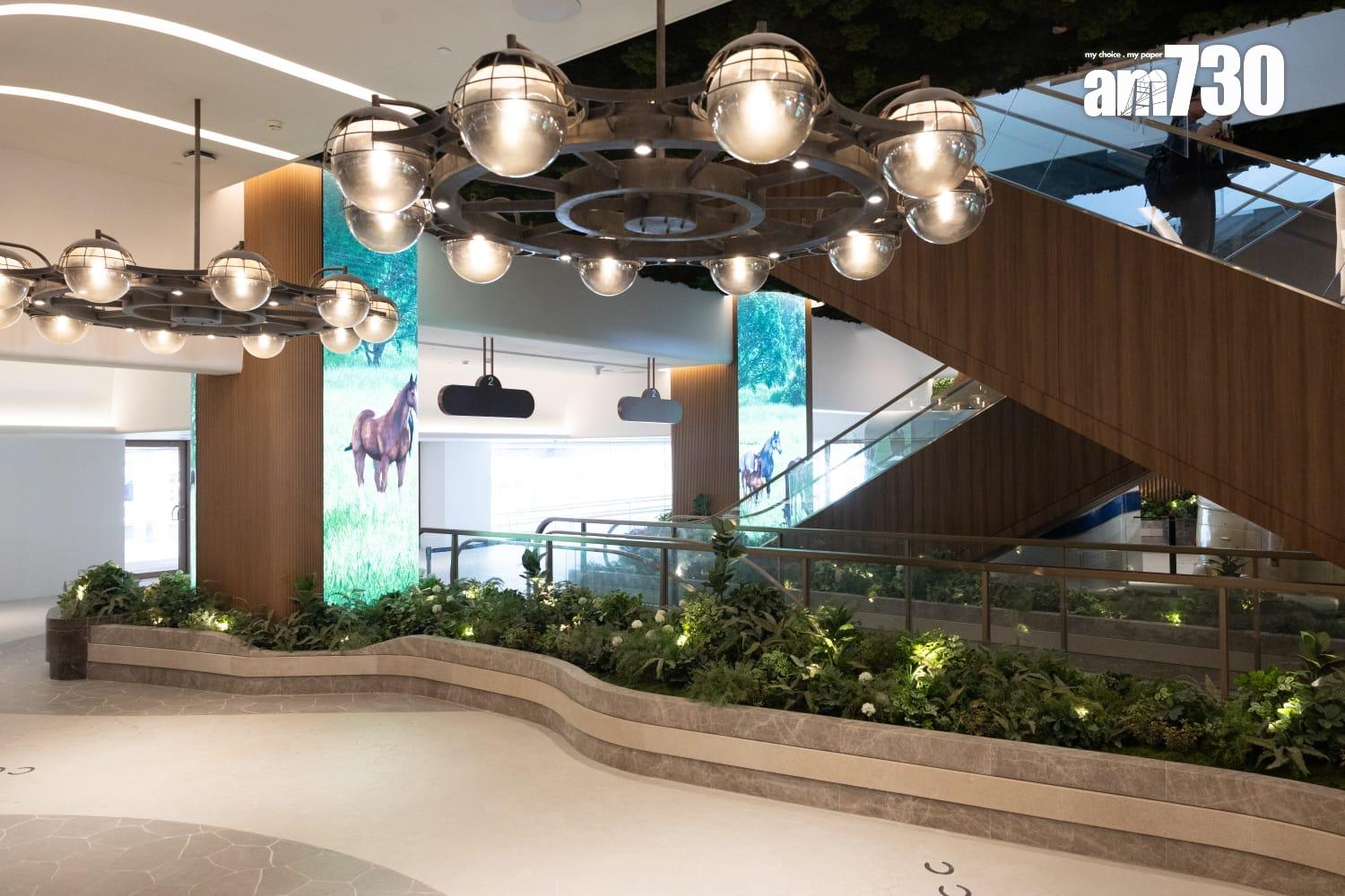 於沙田馬場看台第二座的「連薈」於10月投入服務 (蘇文傑攝)