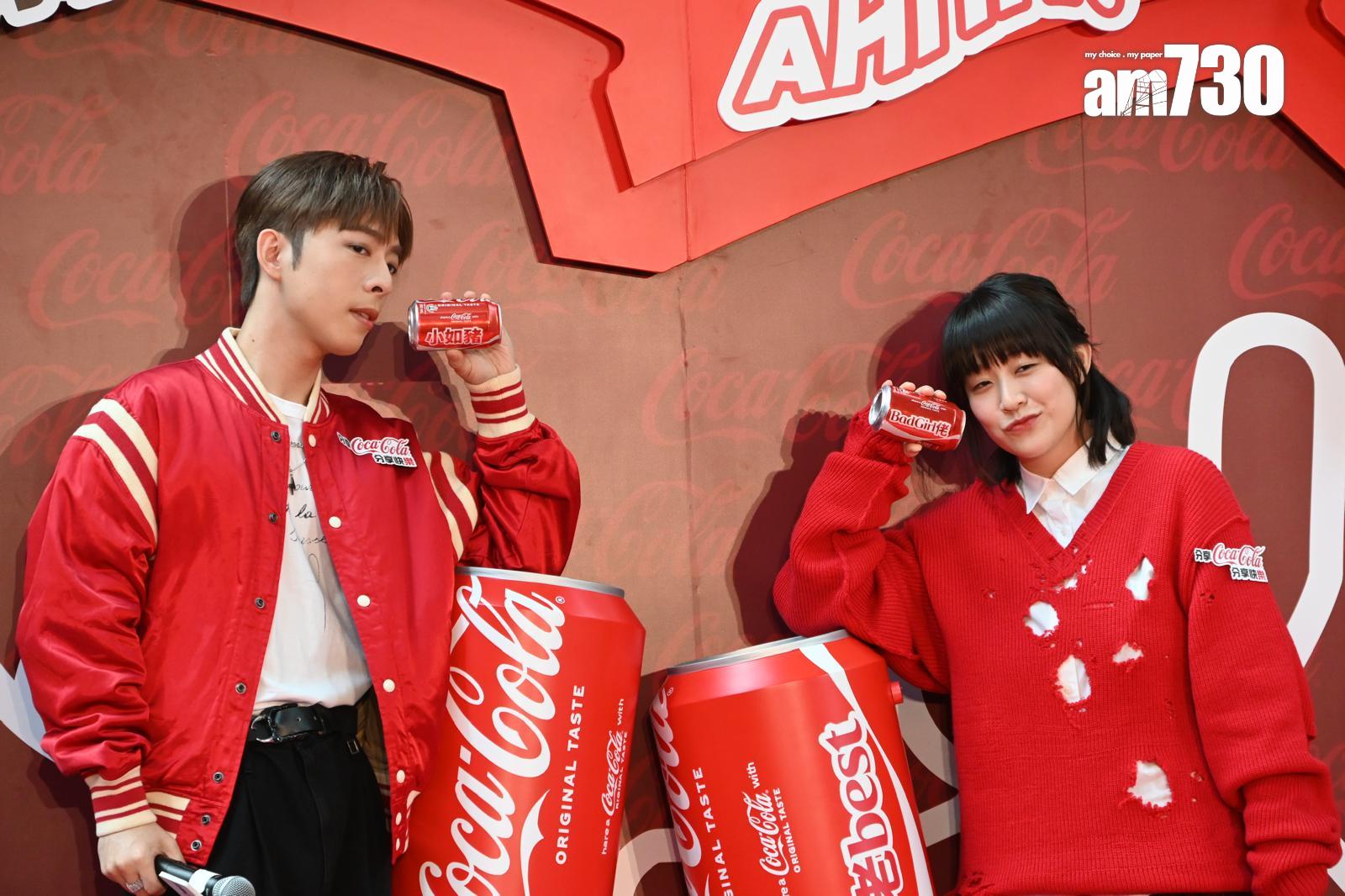 Edan與阿正以老Best身份出席活動。(娛樂組攝)