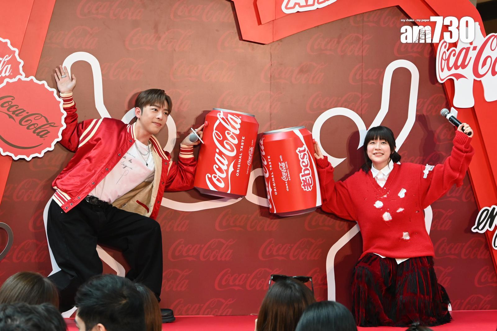 Edan與阿正以老Best身份出席活動。(娛樂組攝)