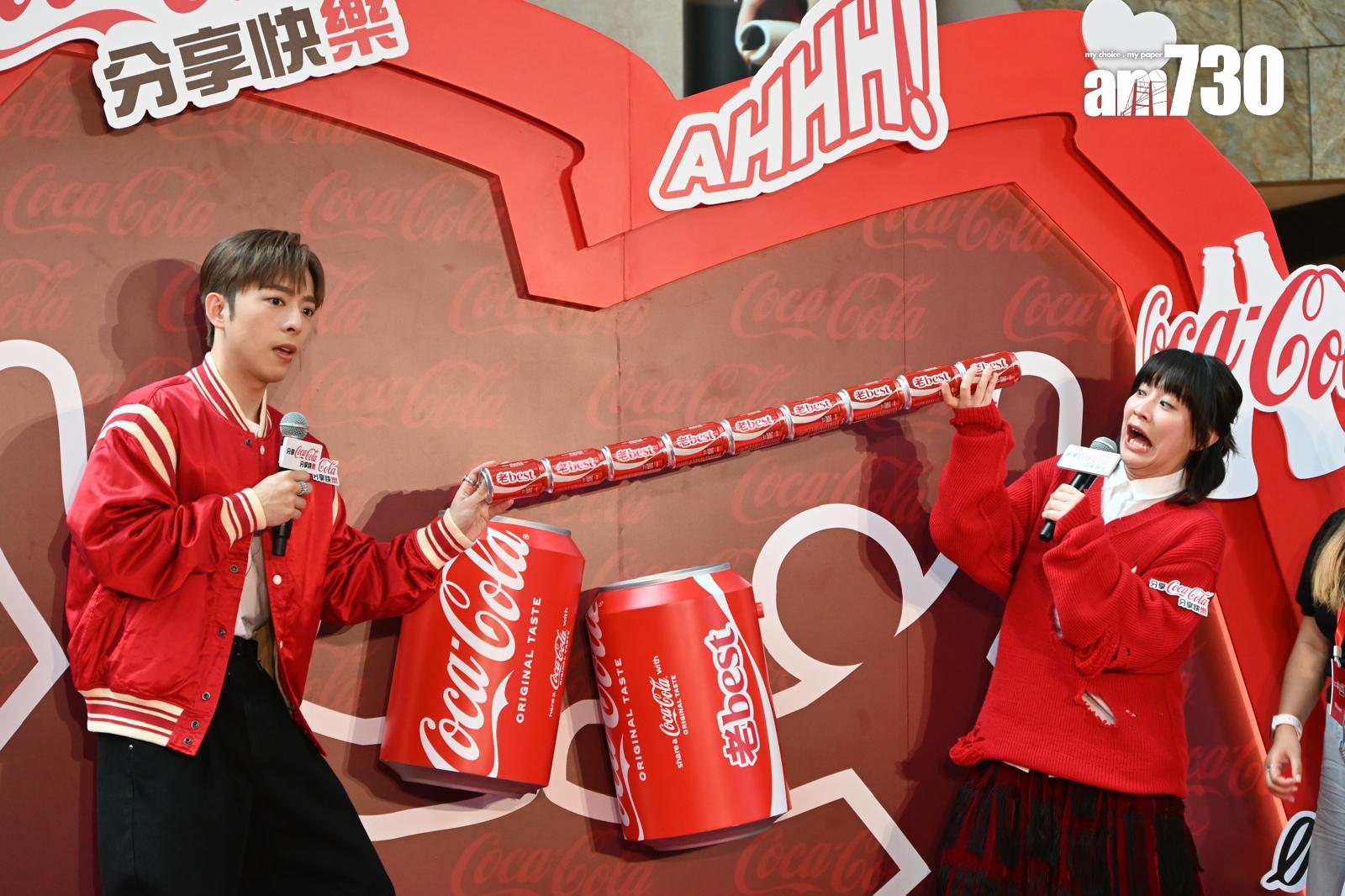 Edan與阿正以老Best身份出席活動。(娛樂組攝)