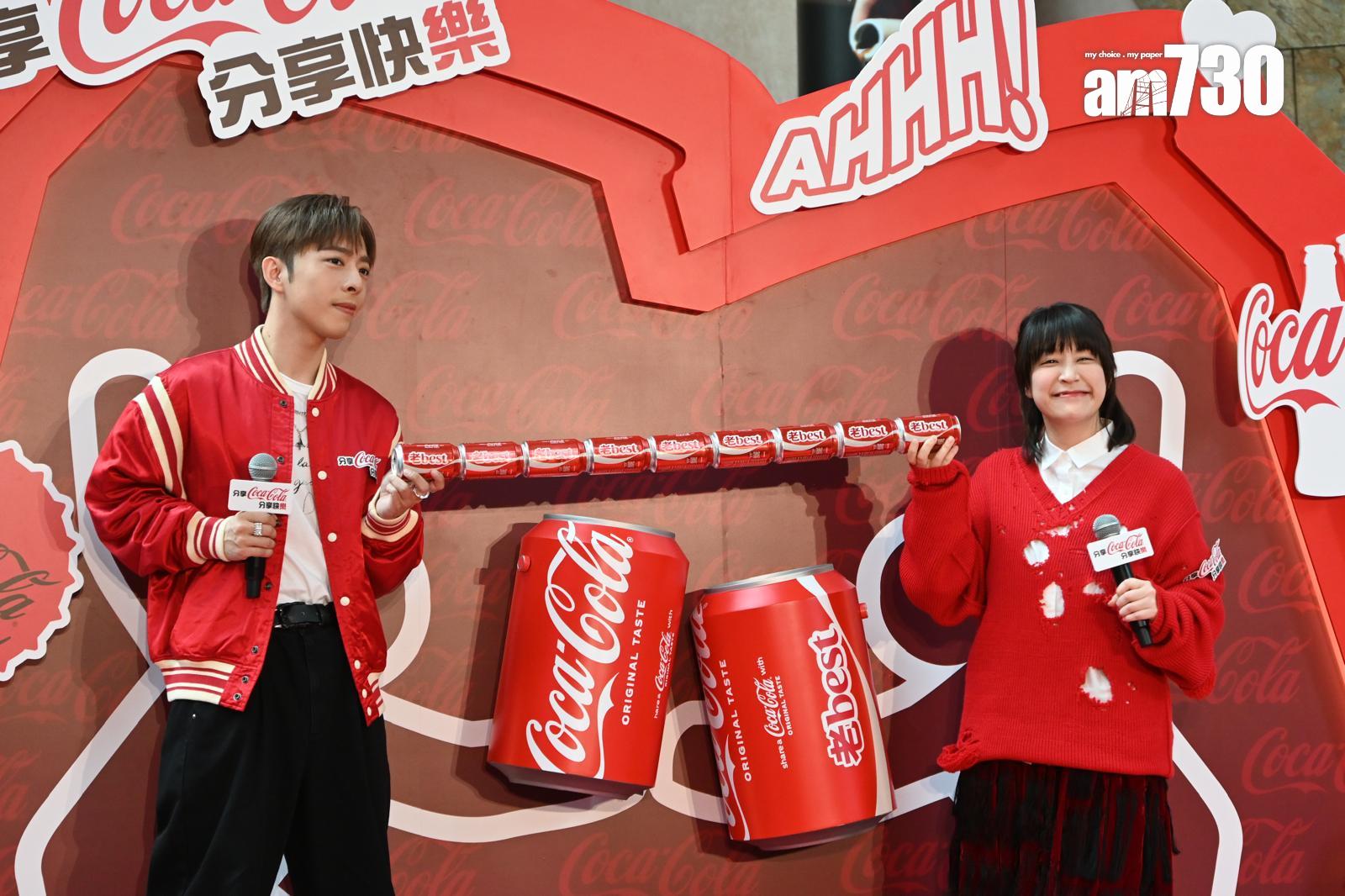 Edan與阿正以老Best身份出席活動。(娛樂組攝)