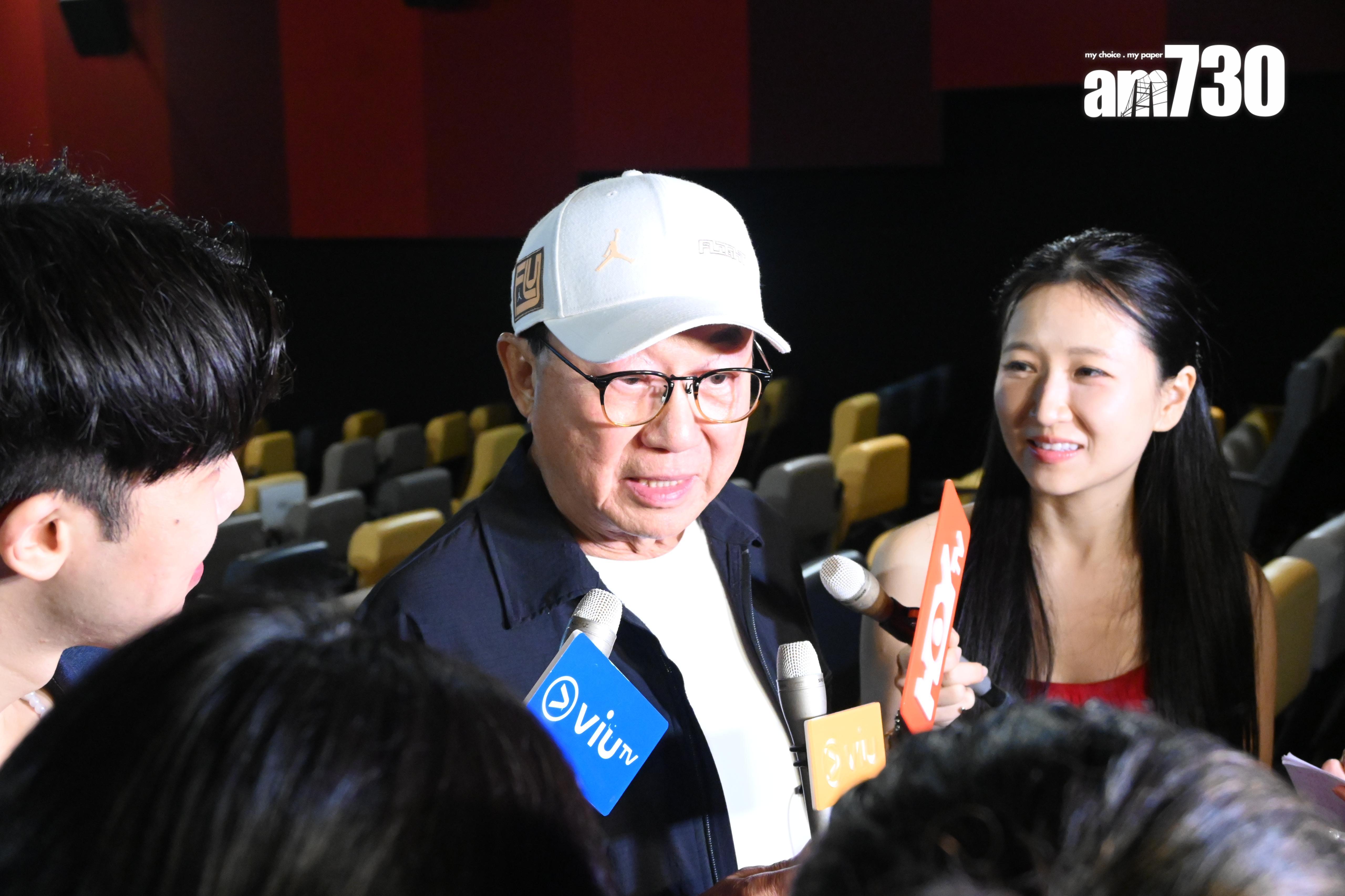 許冠文認為AI難取代真演員。(娛樂組攝)