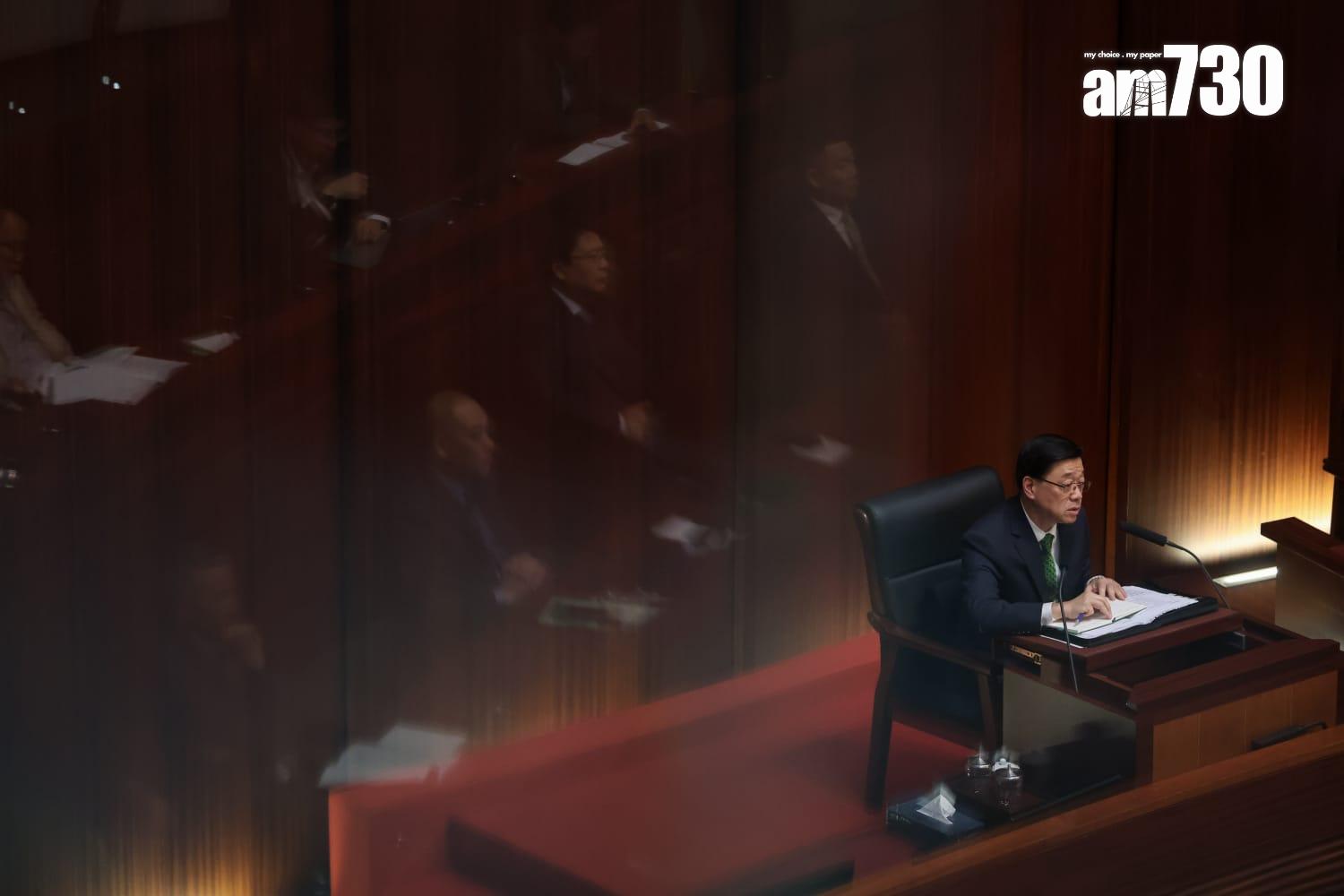 行政長官李家超今日出席立法會答問會。(周令知攝)