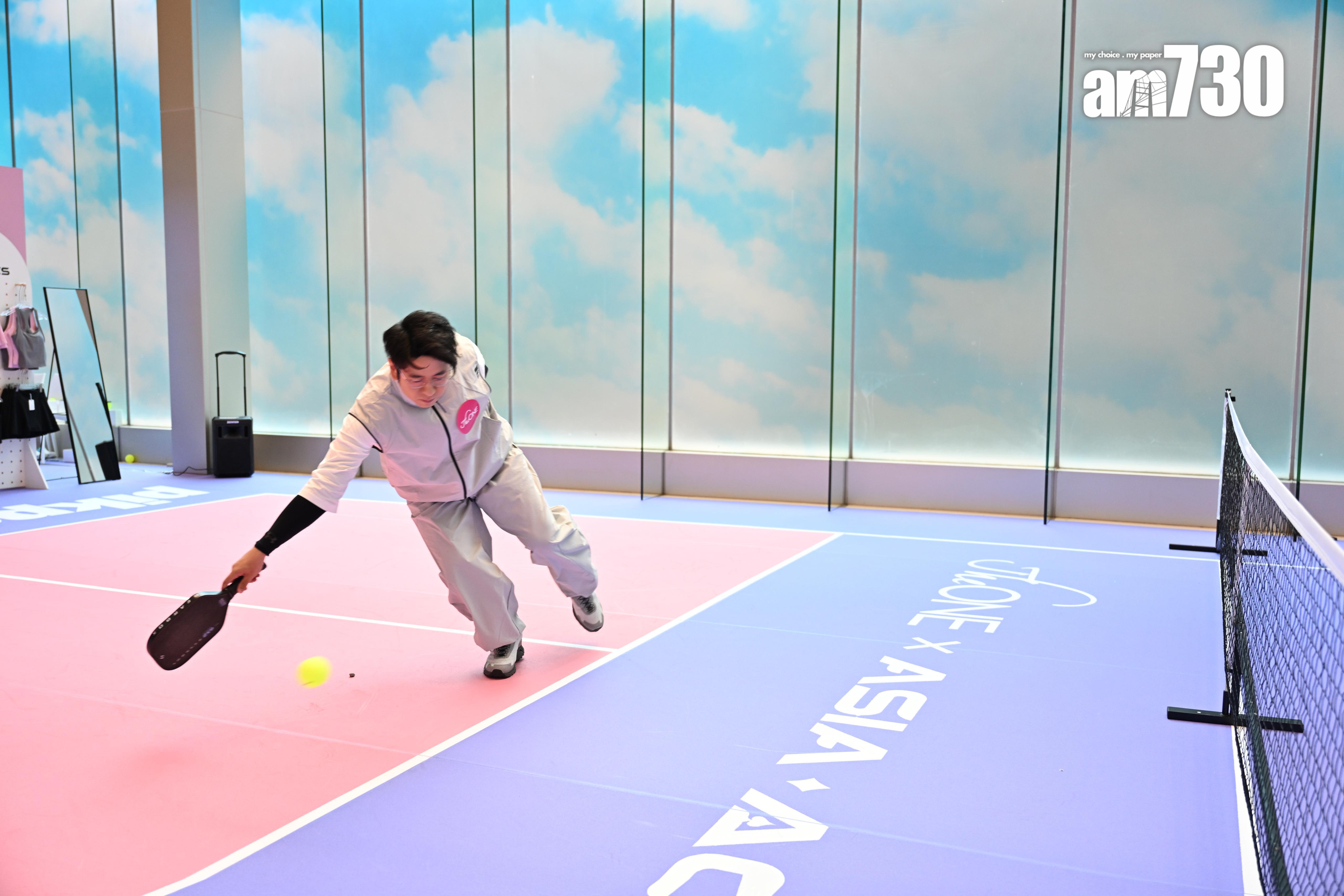 許廷鏗非常愛打Pickleball。(娛樂組攝)