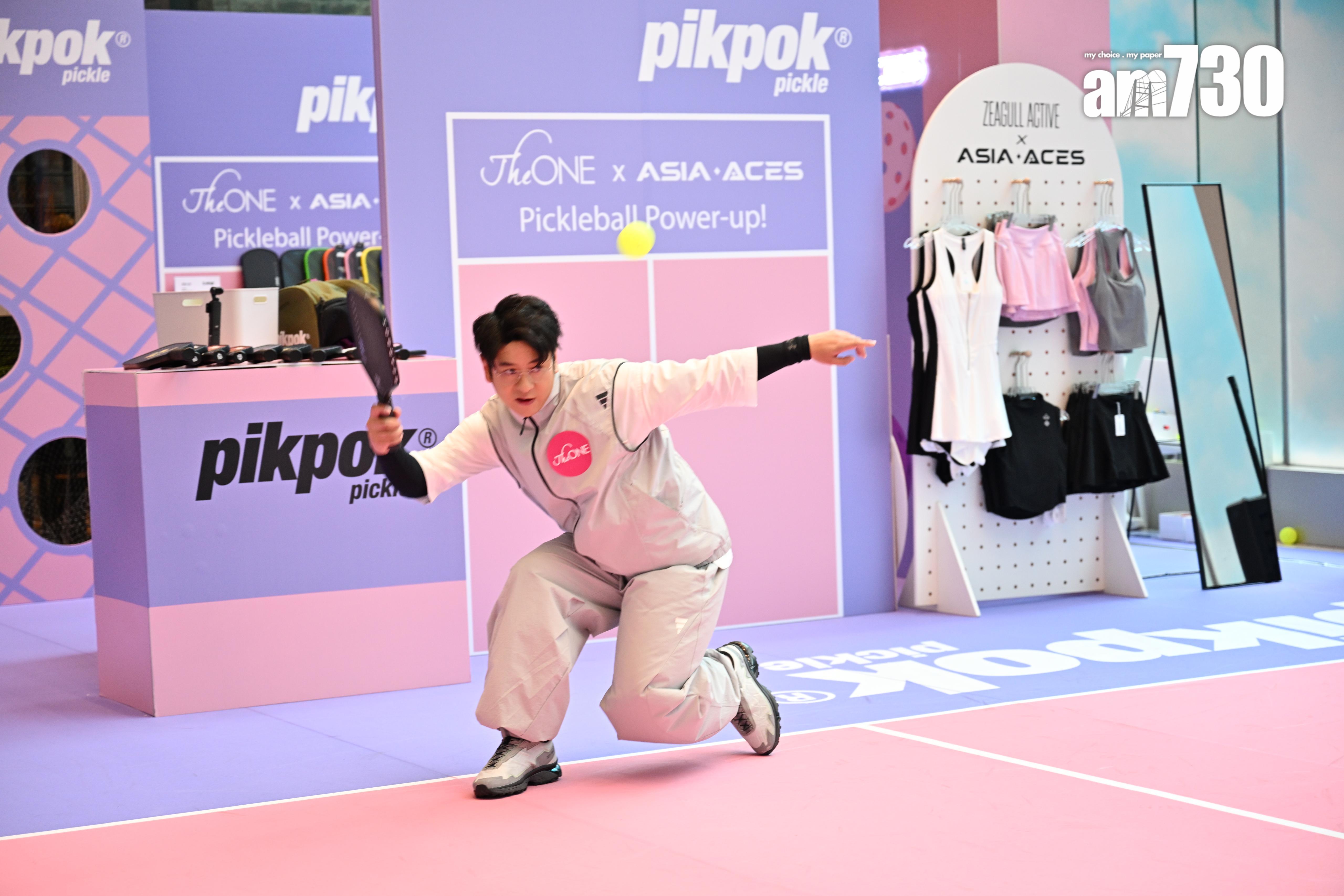 許廷鏗非常熱愛pickleball。