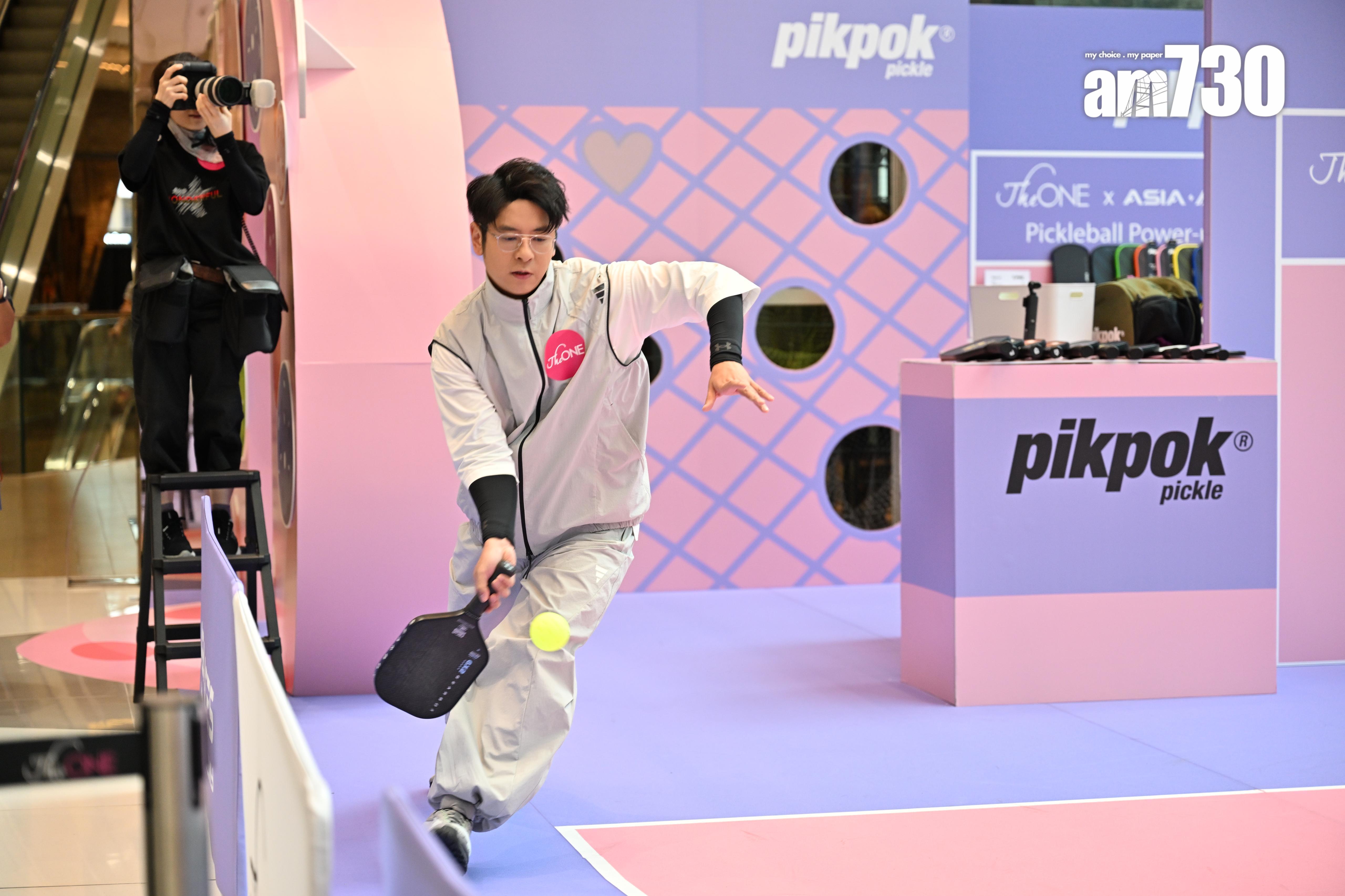 許廷鏗非常熱愛pickleball。