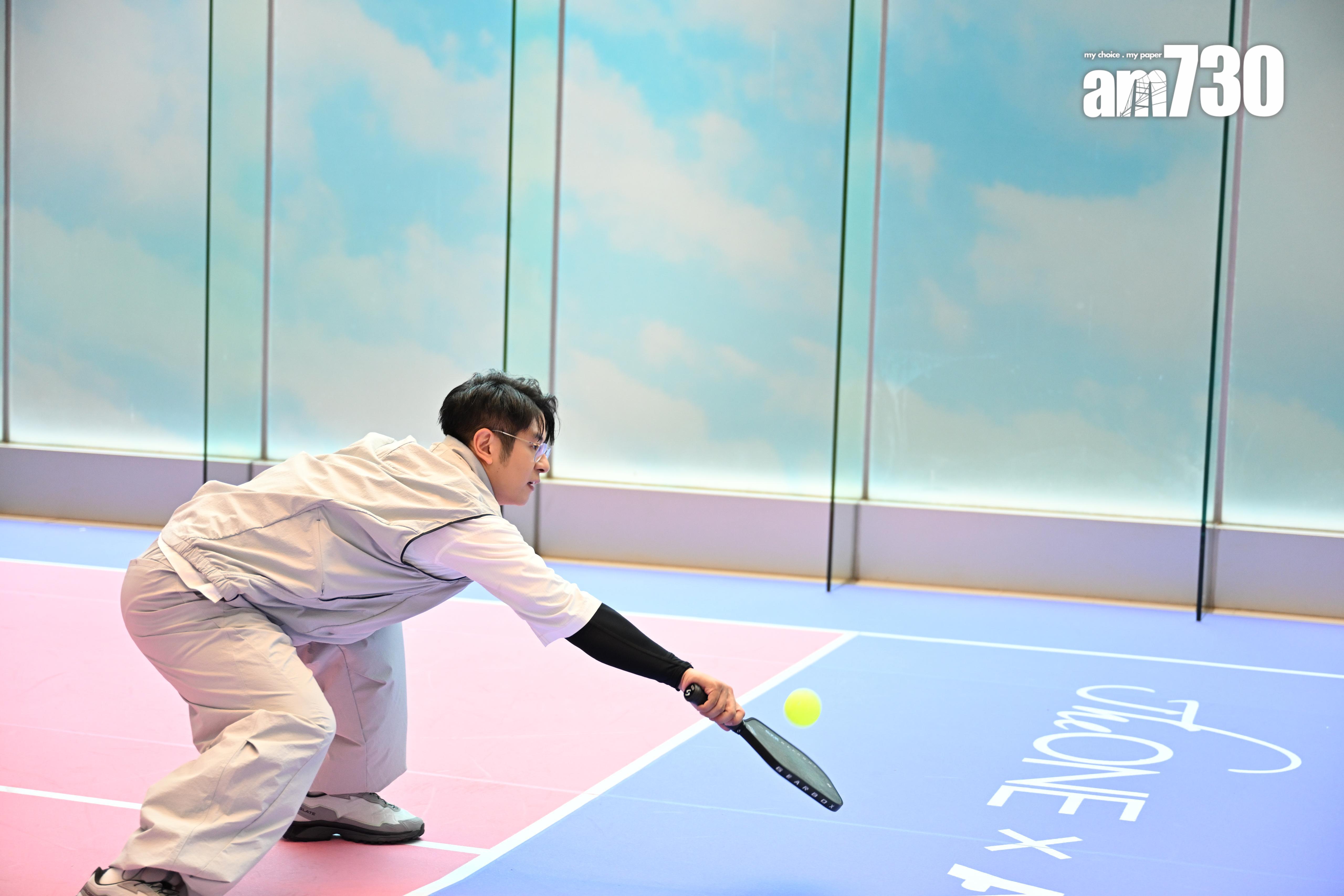 許廷鏗非常熱愛pickleball。