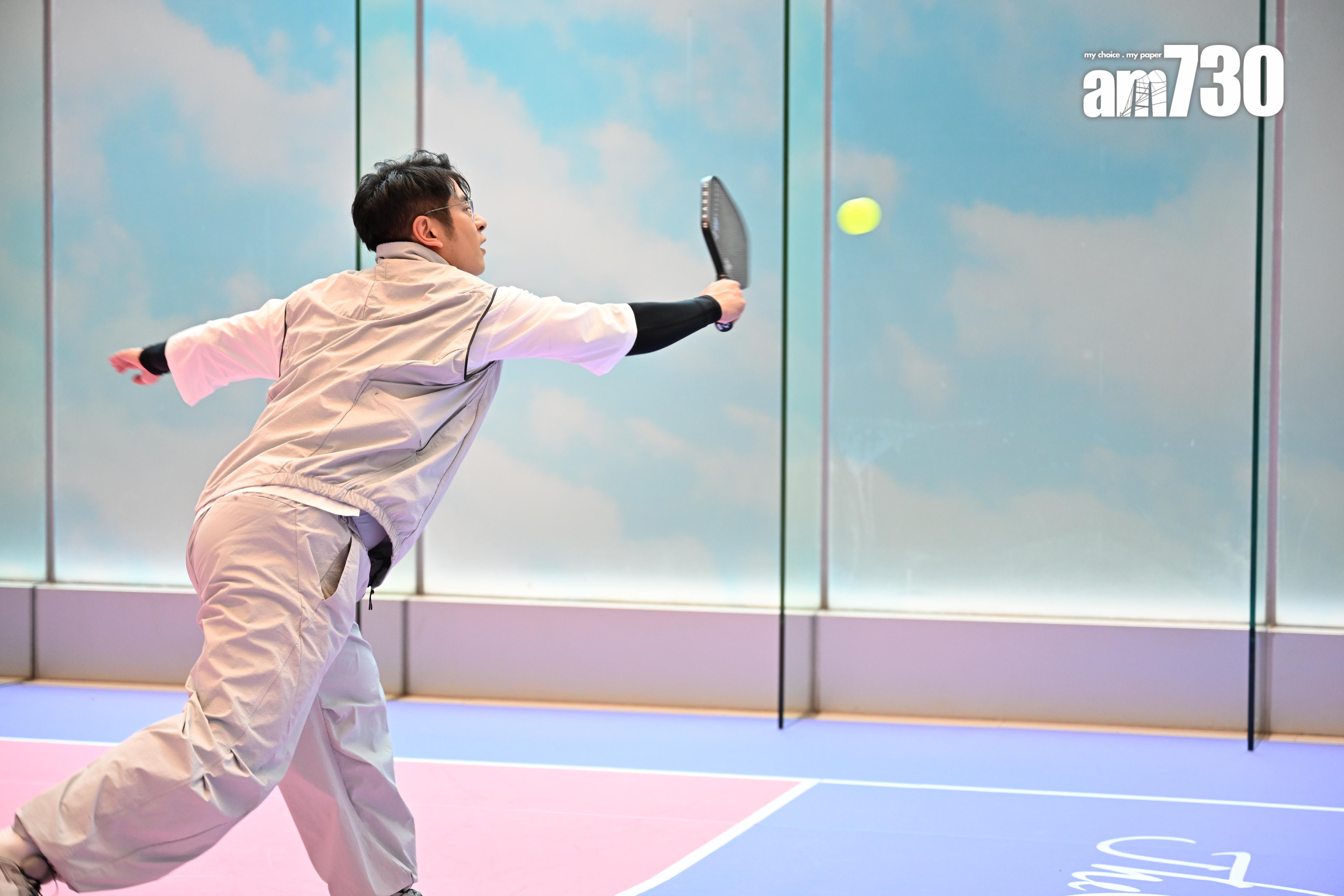 許廷鏗非常熱愛pickleball。