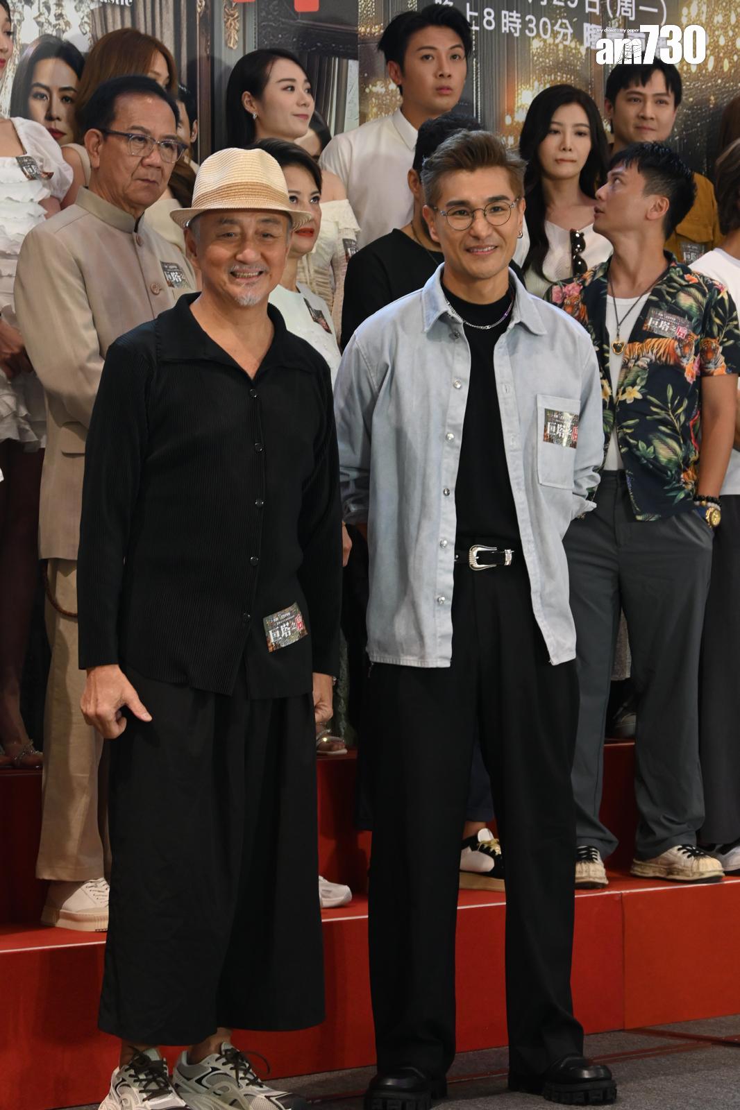 陳展鵬與吳岱融在《巨塔之后》有對手戲。(娛樂組攝)