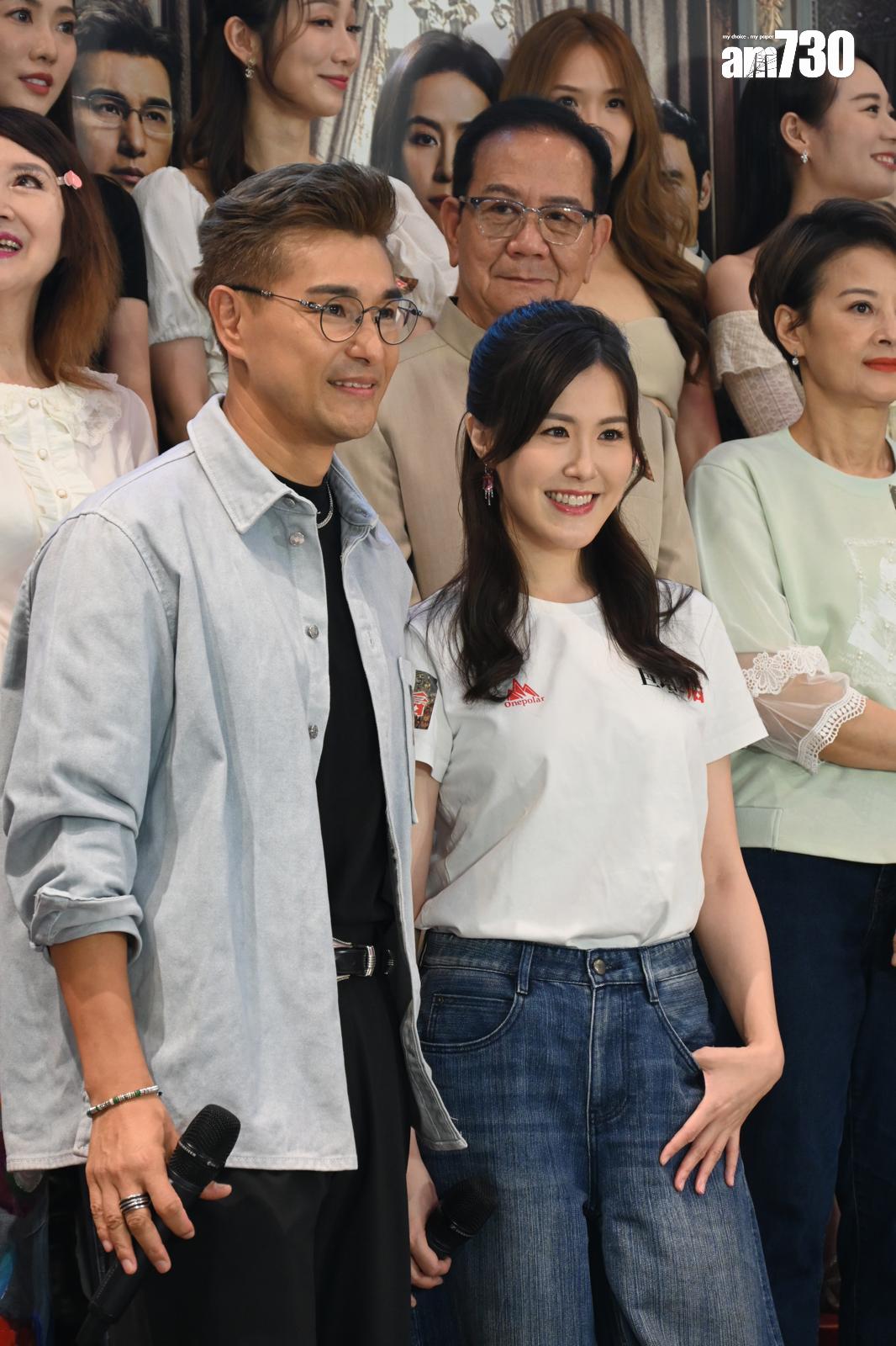 陳展鵬跟劉佩玥出席《巨塔之后》。(娛樂組攝)