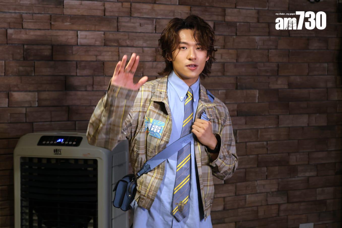 ANSONBEAN出席電影《觸電》首映禮。(林俊源攝)