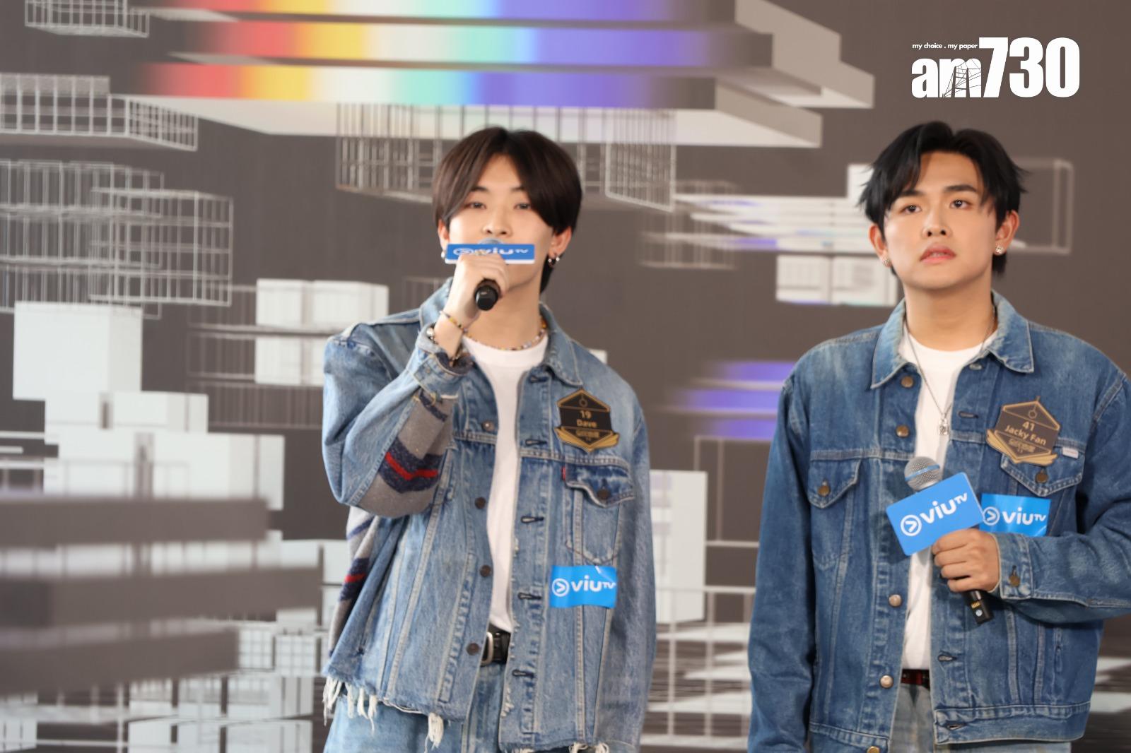 Jeremy認同《造星6》參賽者19號黃日禧Dave(左)有Ian影子。(娛樂組攝)