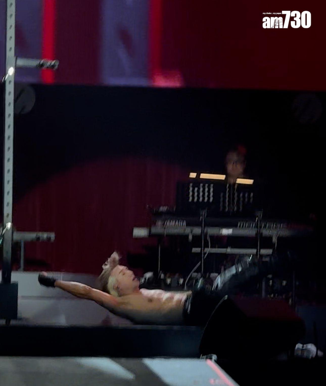 關智斌演唱會尾場發生意外。 (娛樂組攝)