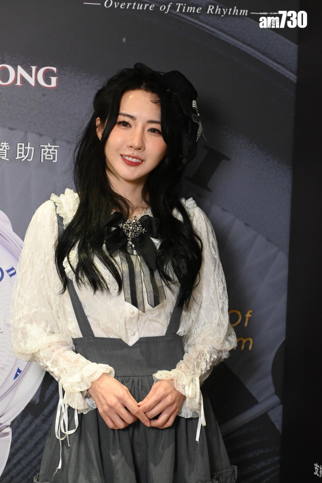 菊梓喬最新歌曲是為HOY TV新劇《我愛九龍城》的主題曲《回望》。(娛樂組攝)