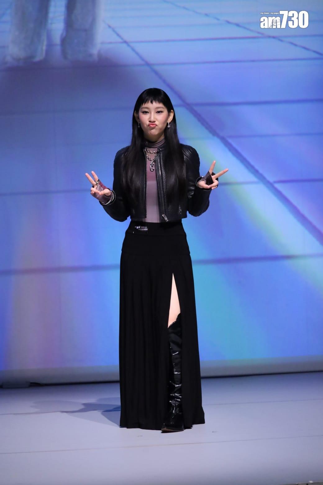 炎明熹參演的大型音樂劇演未來人。 (鍾式明攝)